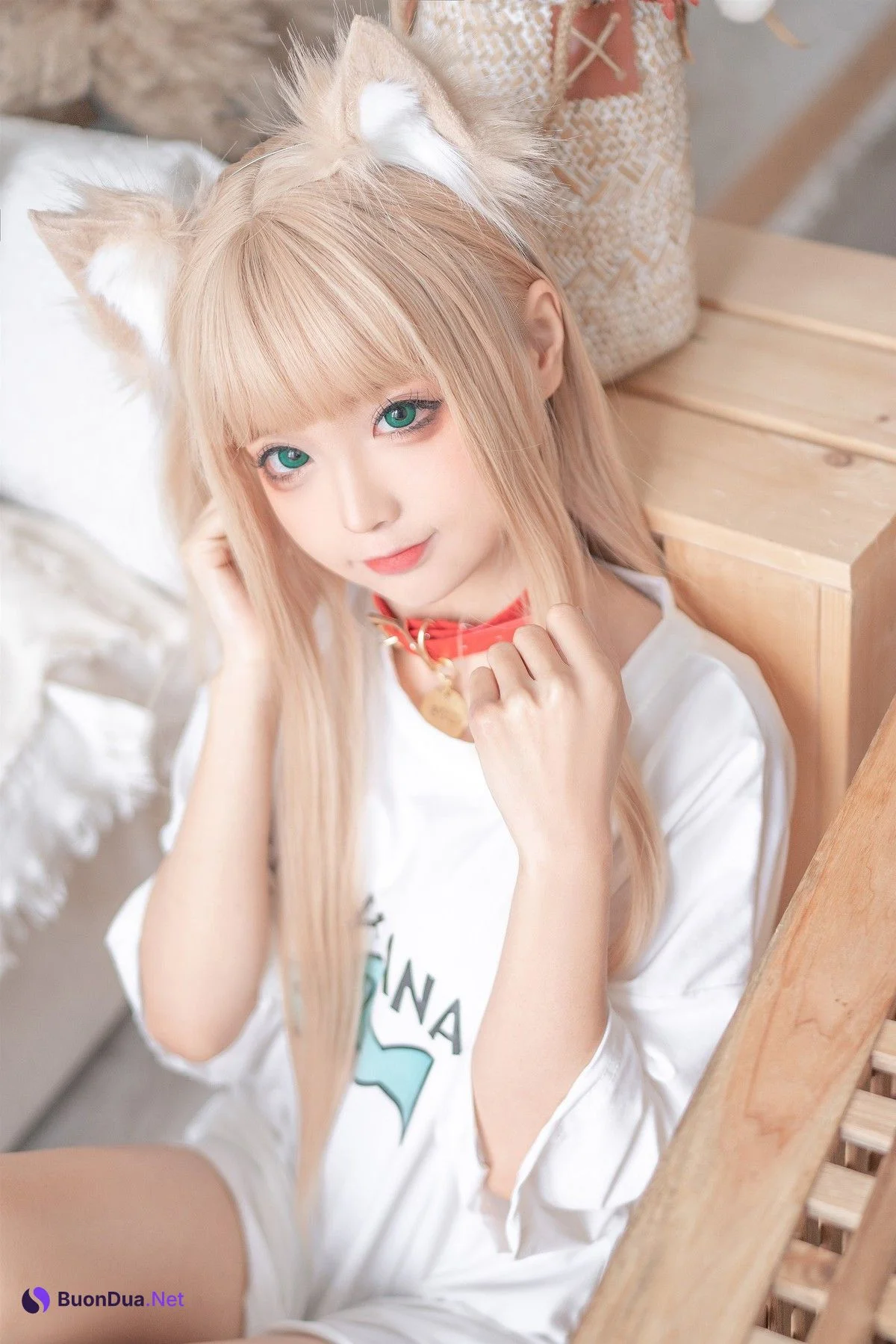 动漫博主蠢沫沫 Cosplay 黄豆粉 - Photo 7