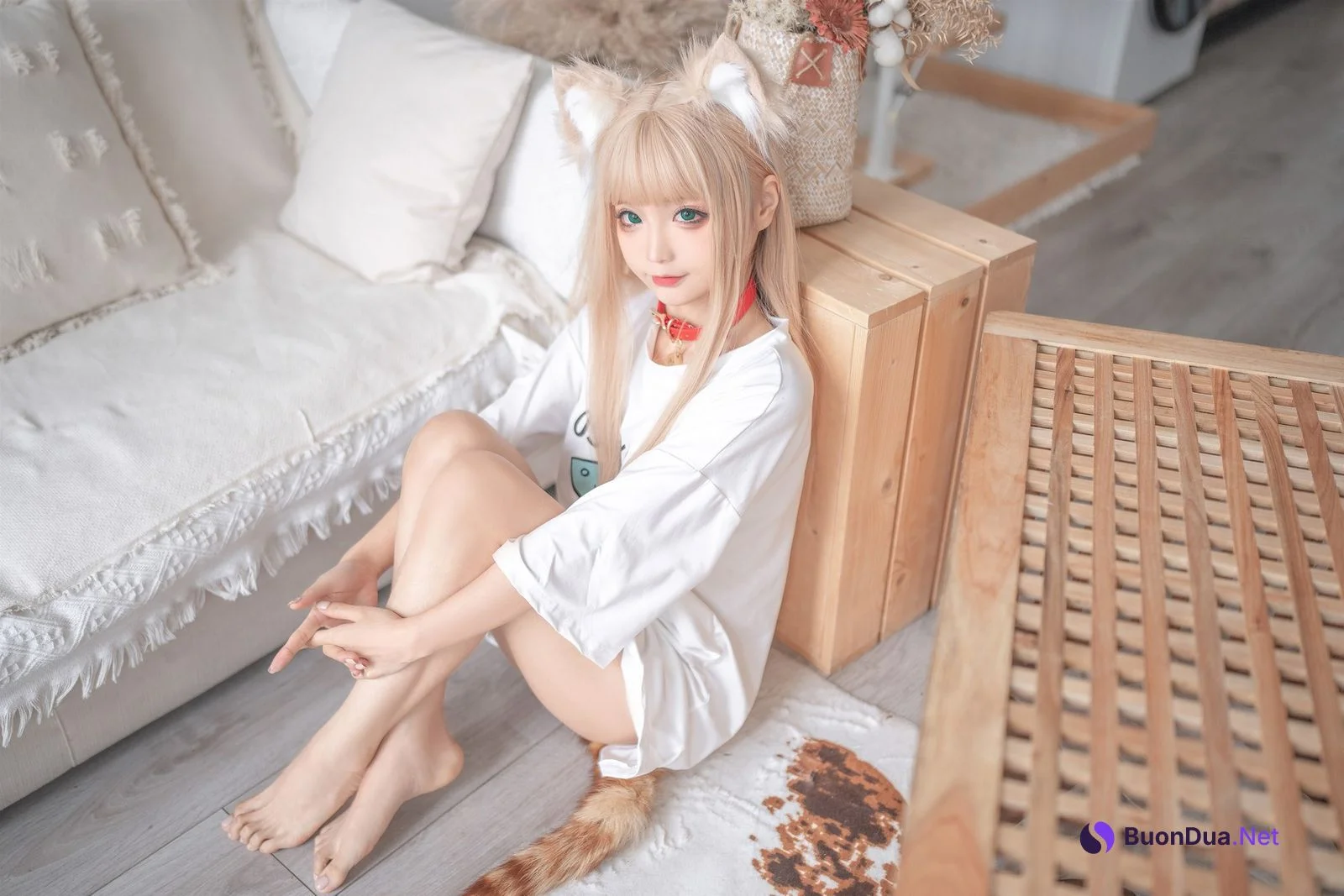 动漫博主蠢沫沫 Cosplay 黄豆粉 - Photo 8