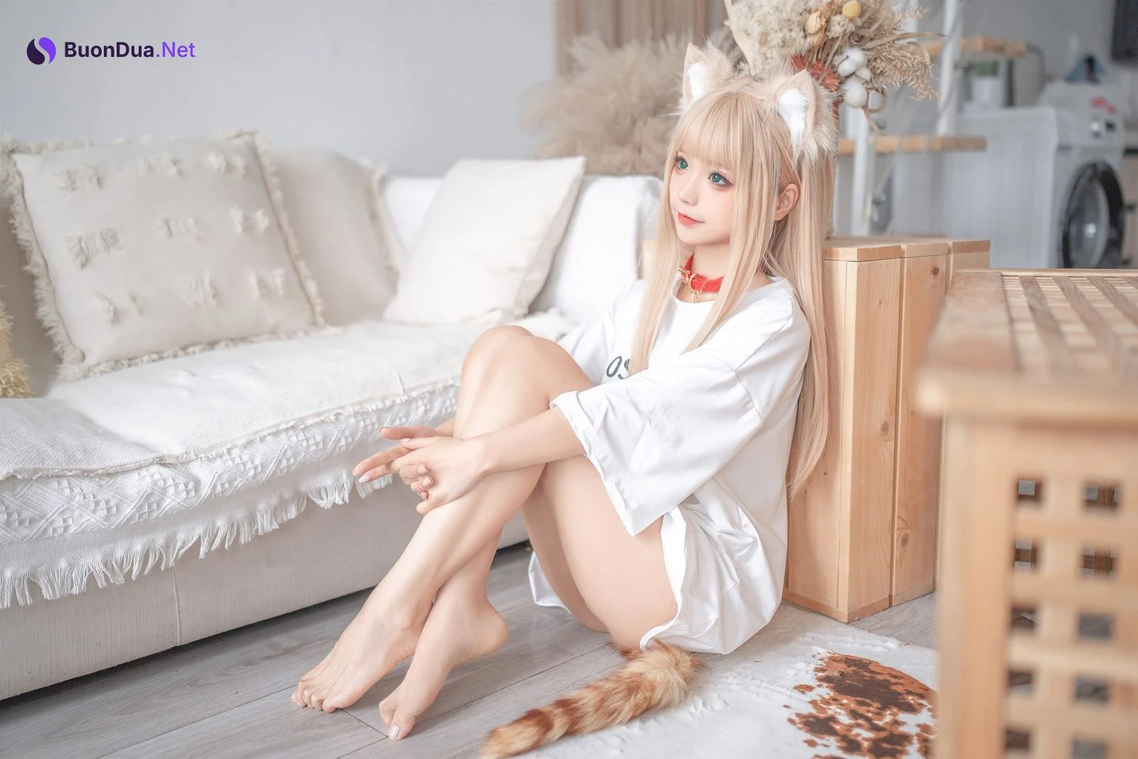 动漫博主蠢沫沫 Cosplay 黄豆粉 - Photo 9