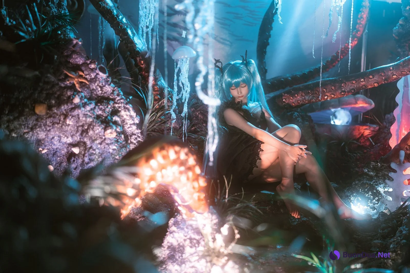 蠢沫沫 Cosplay 深海少女 - Photo 2