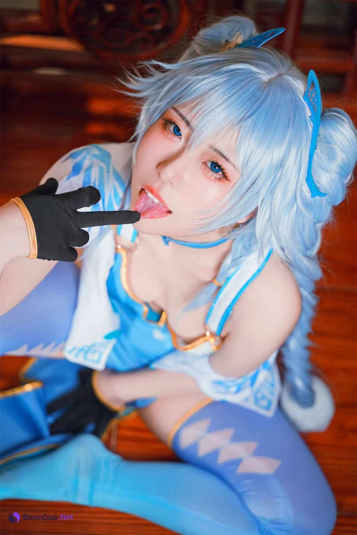 Cosplay 虎森森 少女前线 翠雀媚 - Photo 19