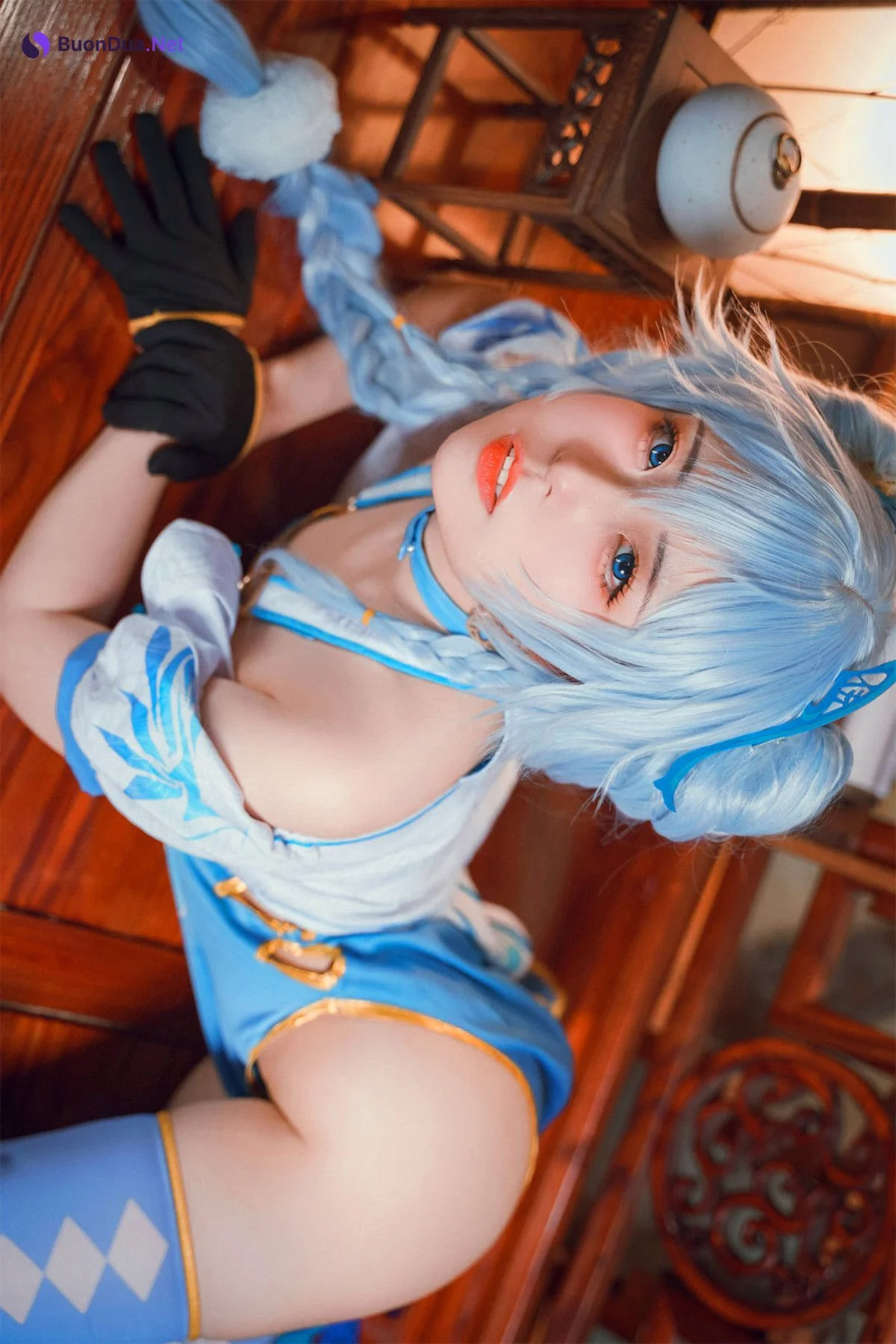 Cosplay 虎森森 少女前线 翠雀媚 - Photo 7