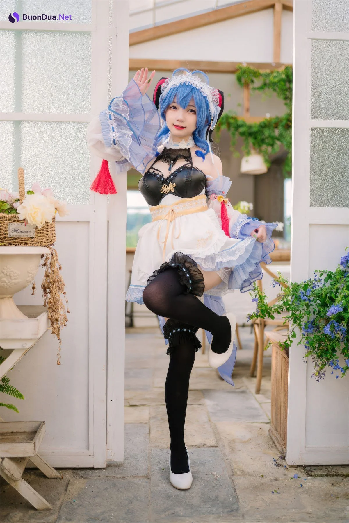 Cosplay 花铃 甘雨女仆 - Photo 12