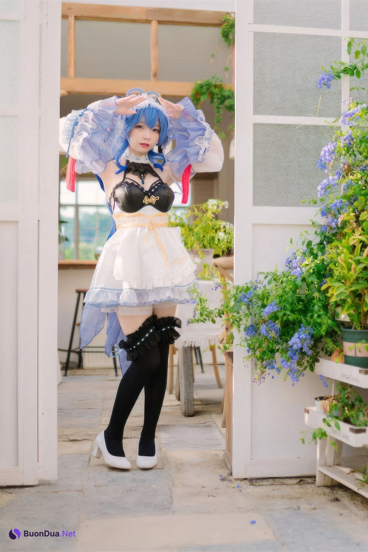 Cosplay 花铃 甘雨女仆 - Photo 15
