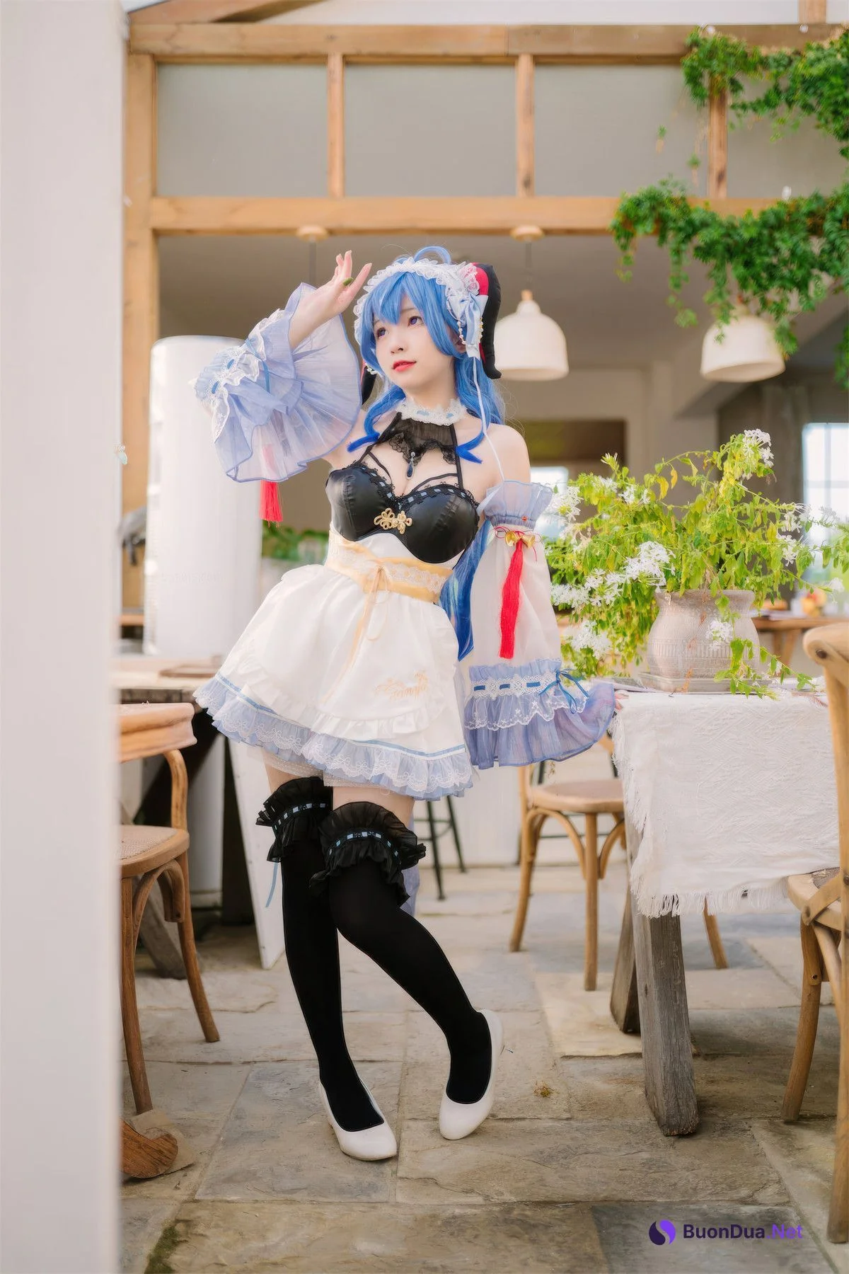Cosplay 花铃 甘雨女仆 - Photo 8