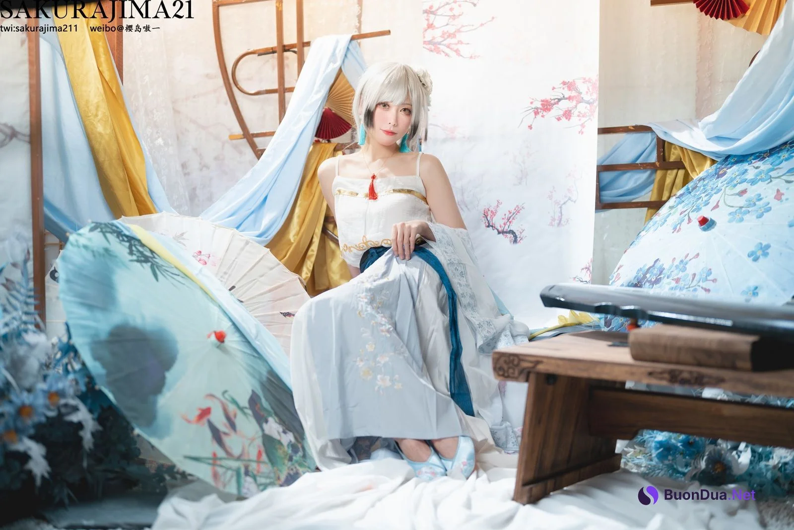 Cosplay 樱岛嗷一 海天 书香水榭 - Photo 3
