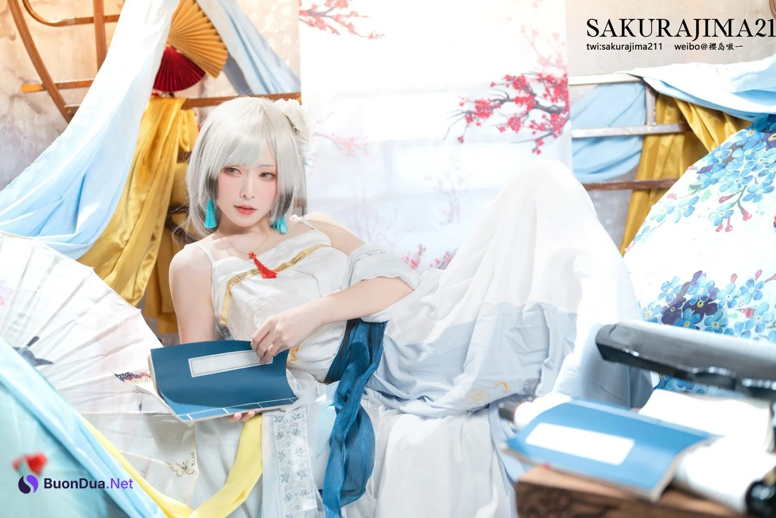 Cosplay 樱岛嗷一 海天 书香水榭 - Photo 6
