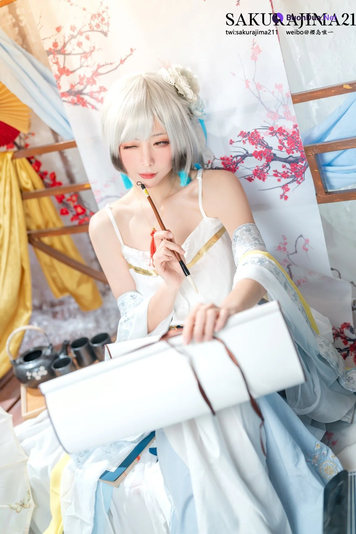 Cosplay 樱岛嗷一 海天 书香水榭 - Photo 7