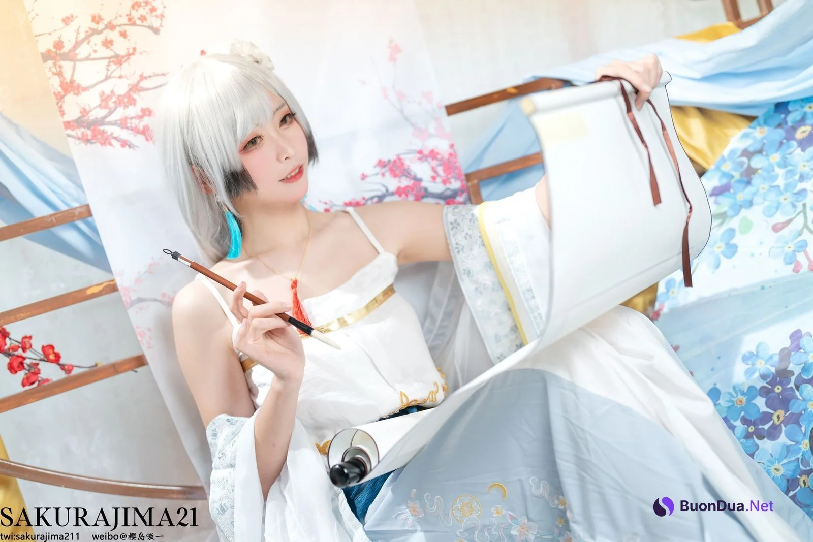 Cosplay 樱岛嗷一 海天 书香水榭 - Photo 8