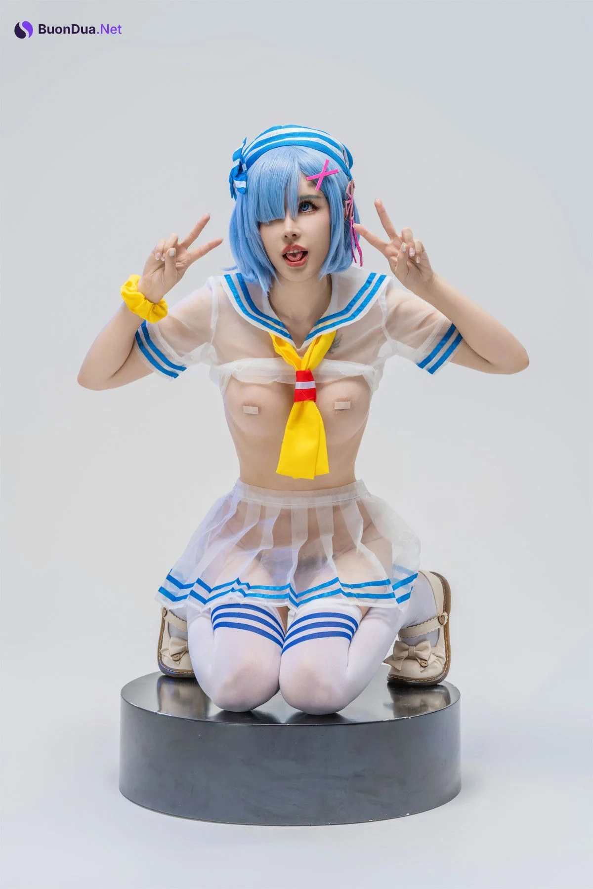 Cosplay 鹿八岁 从零开始的异世界生活 蕾姆 - Photo 19