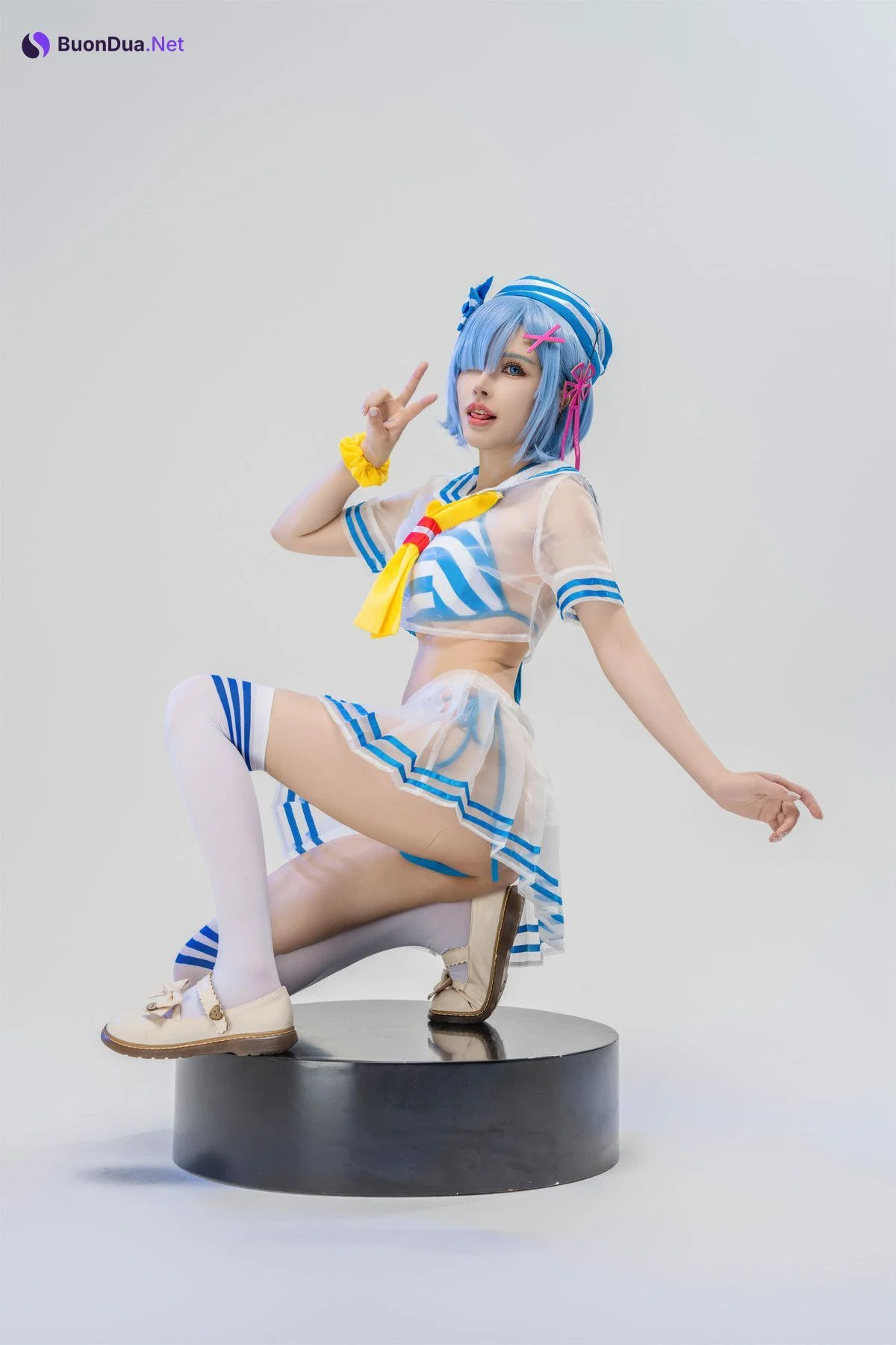 Cosplay 鹿八岁 从零开始的异世界生活 蕾姆 - Photo 5