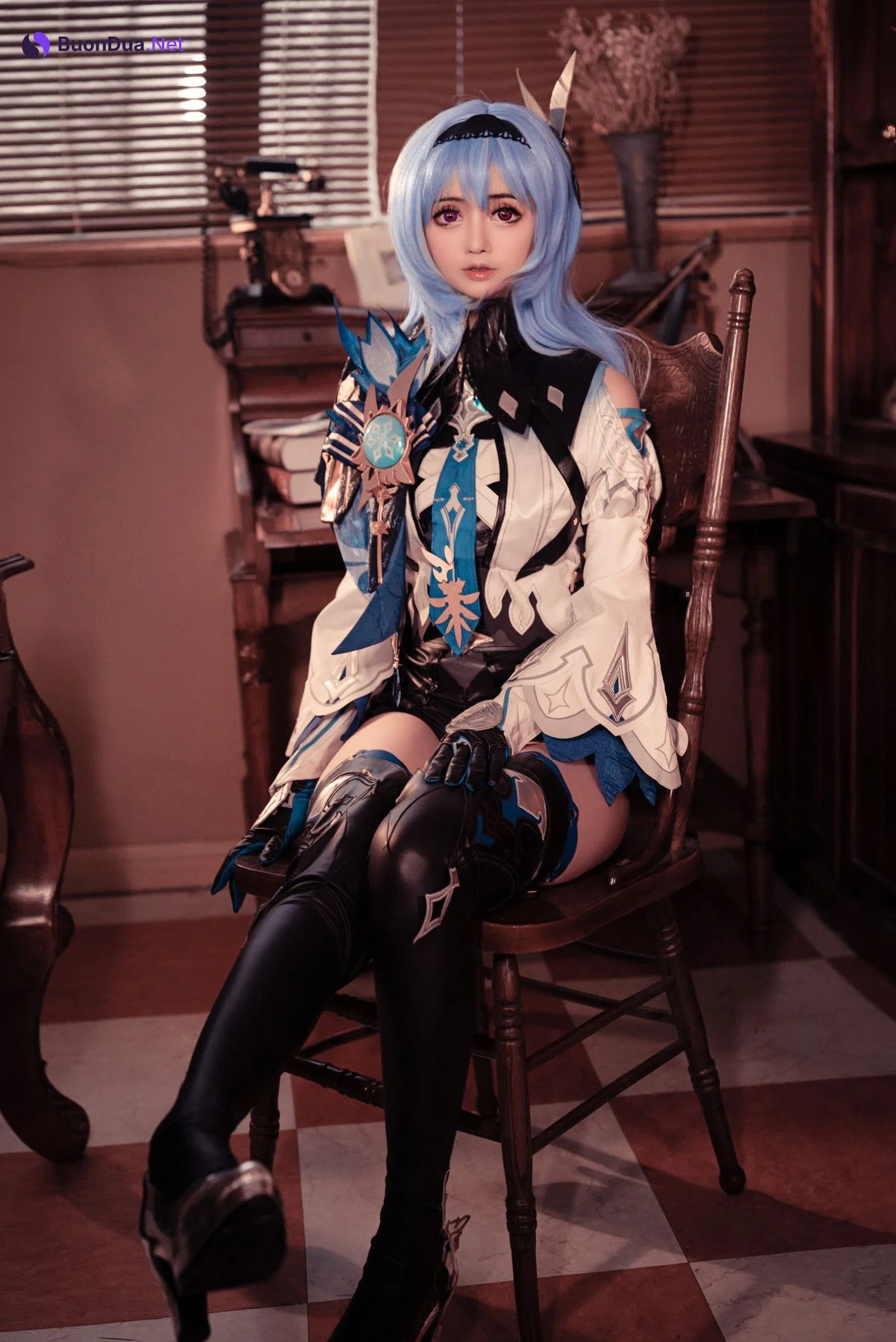 小礼好困 Cosplay 优菈 - 写真 3