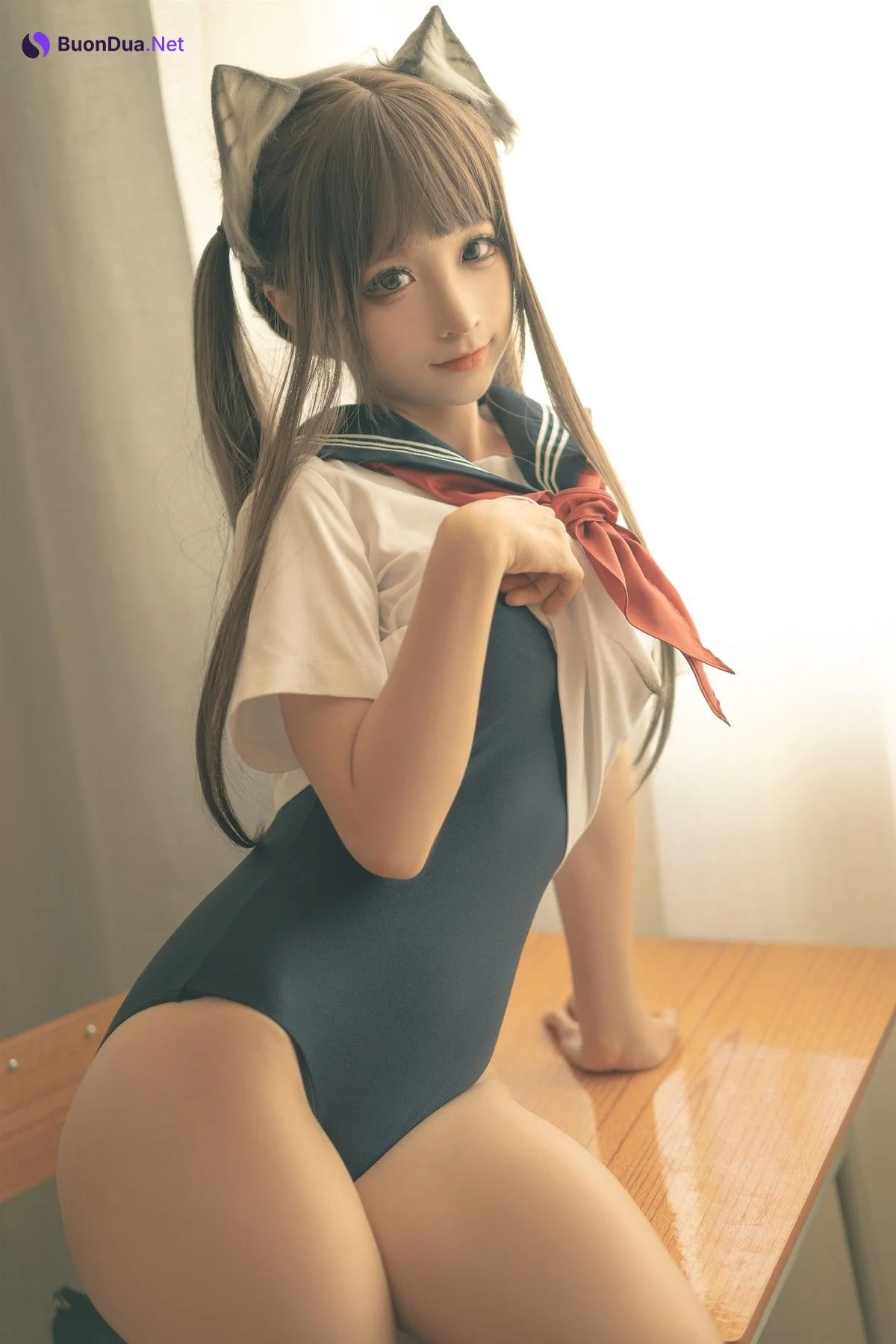蠢沫沫 Cosplay 放学后 - Photo 14