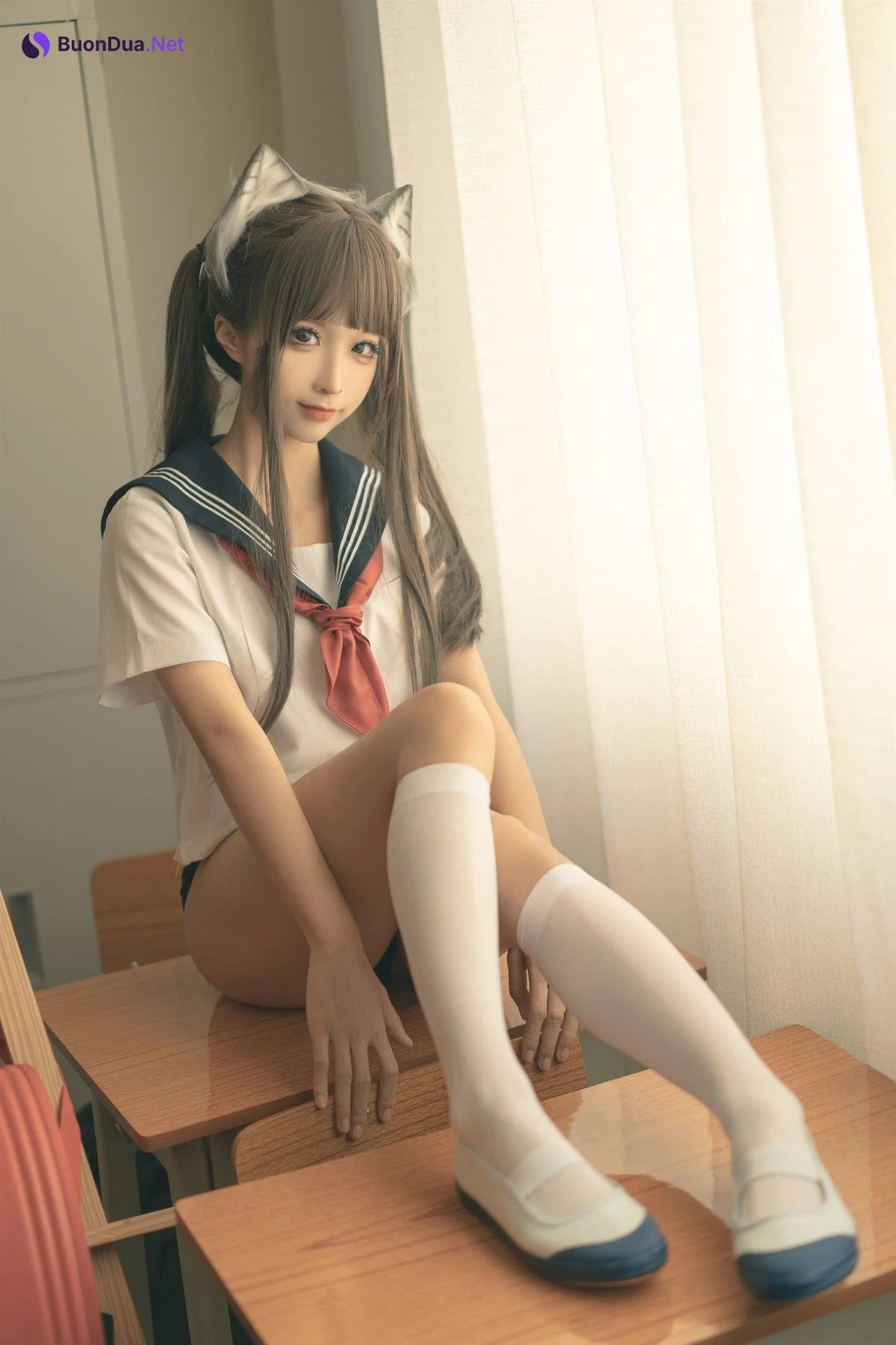 蠢沫沫 Cosplay 放学后 - Photo 17