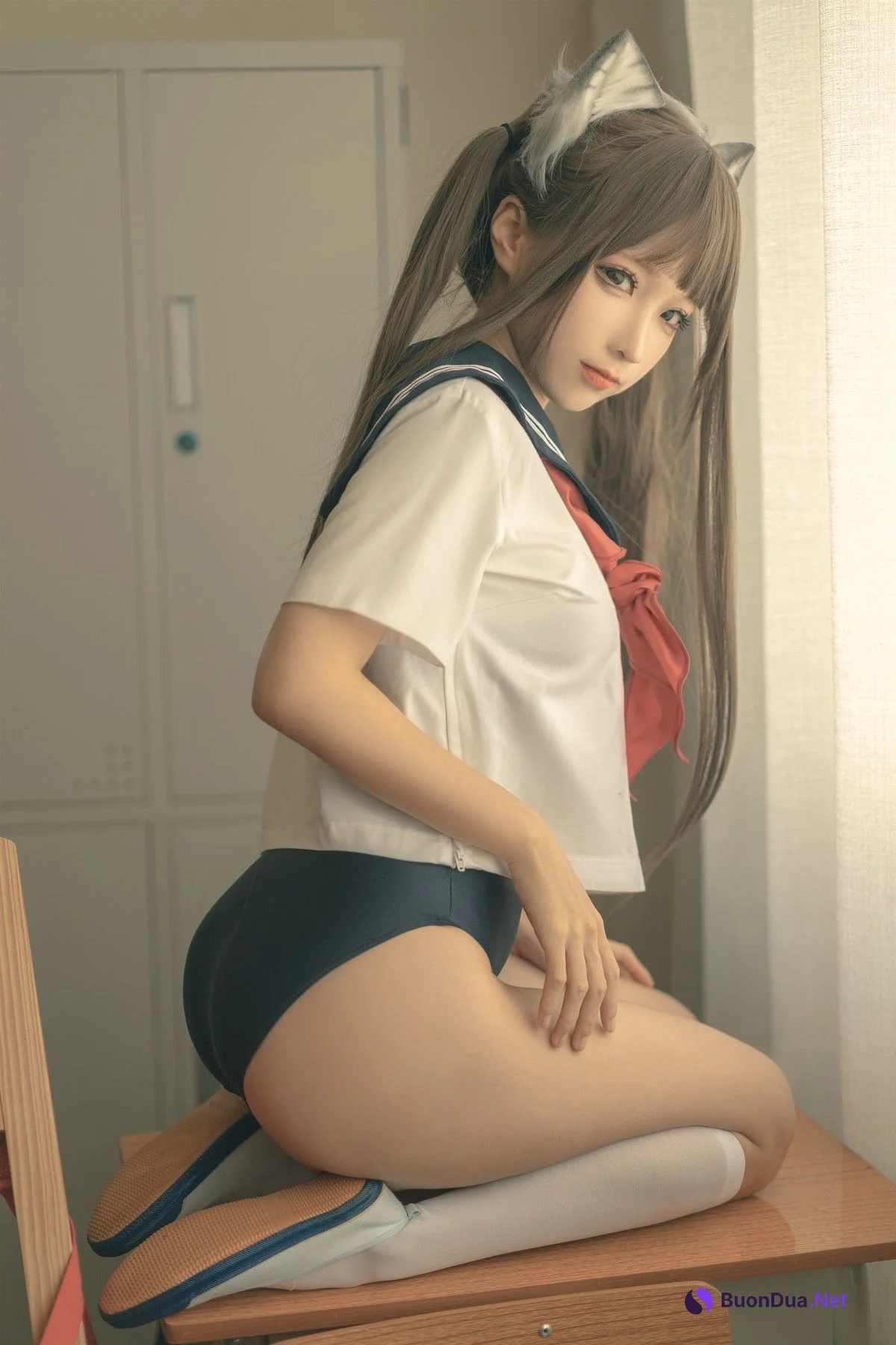 蠢沫沫 Cosplay 放学后 - Photo 19