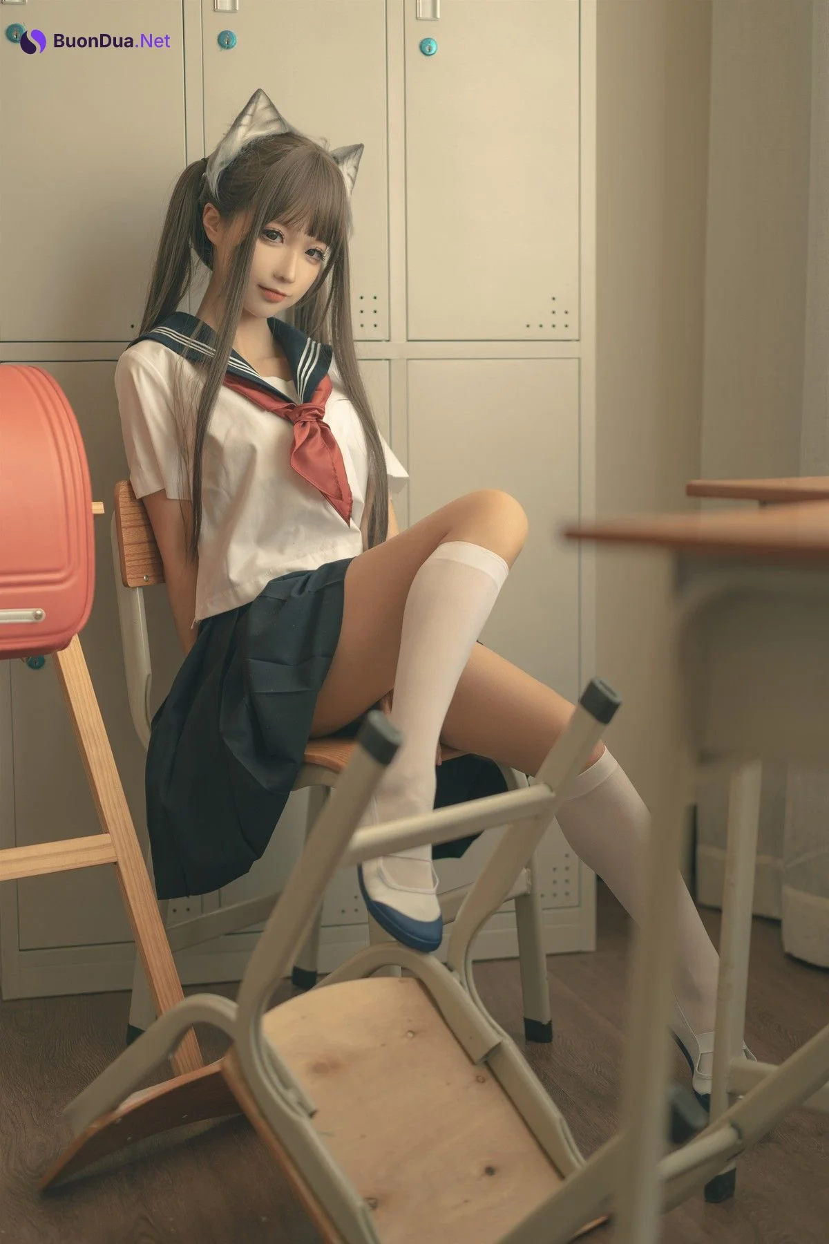 蠢沫沫 Cosplay 放学后 - Photo 5