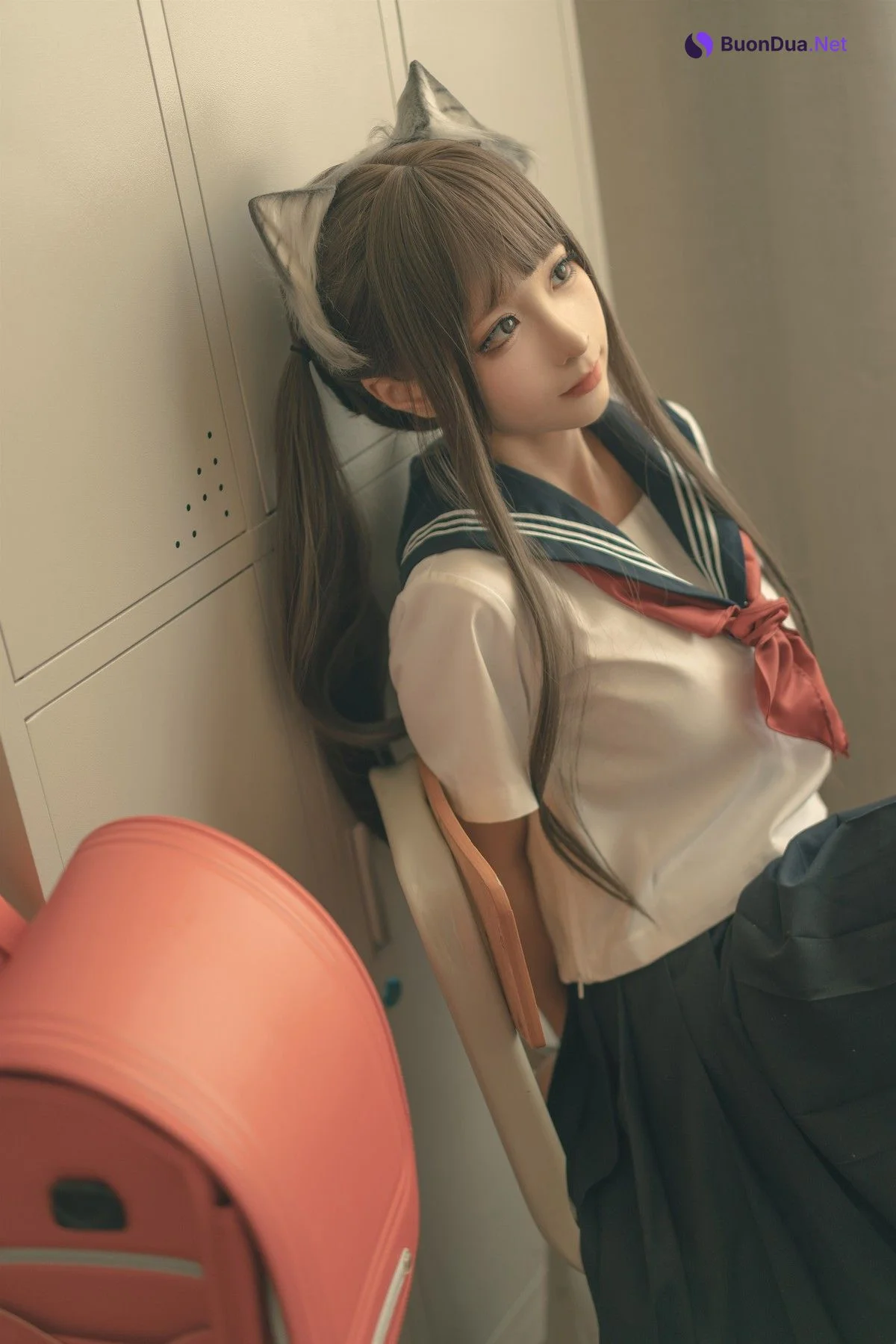 蠢沫沫 Cosplay 放学后 - Photo 6