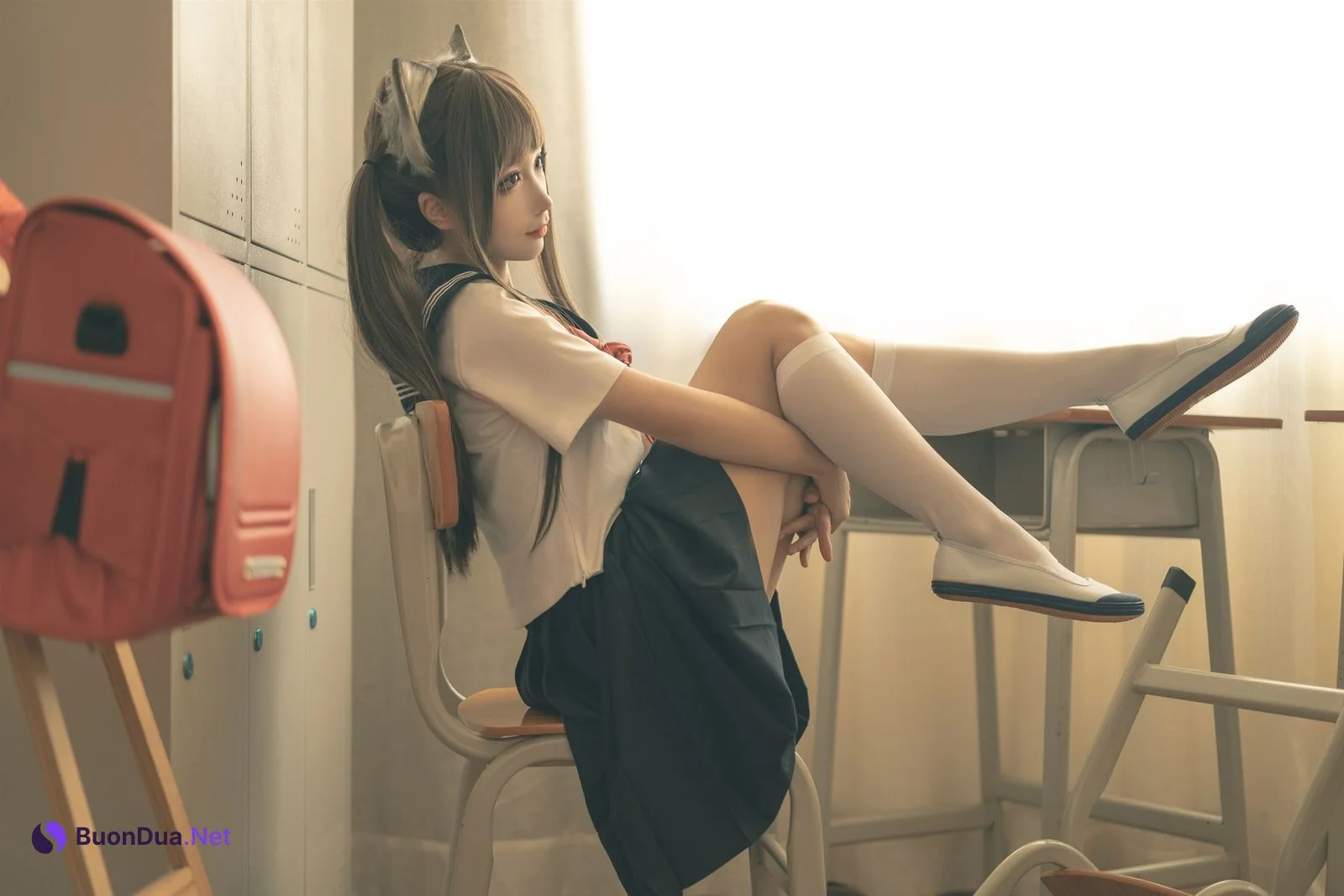 蠢沫沫 Cosplay 放学后 - Photo 7