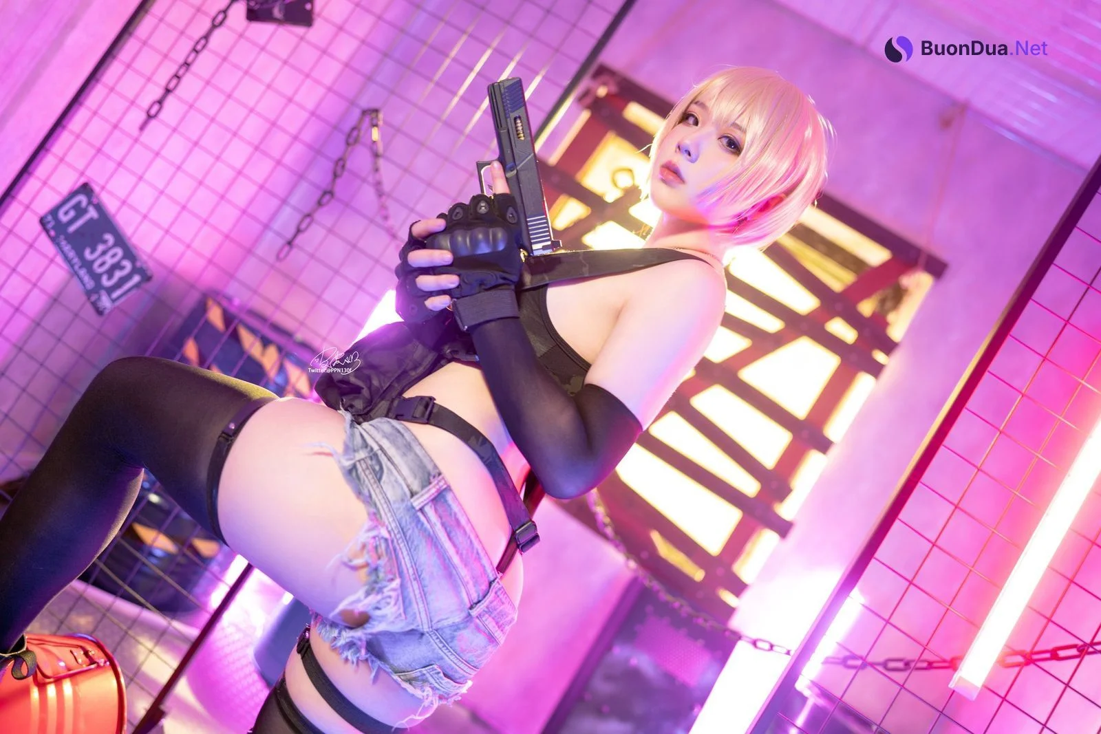 Cosplay 皮皮奶可可爱了啦 战术背心 - Photo 10