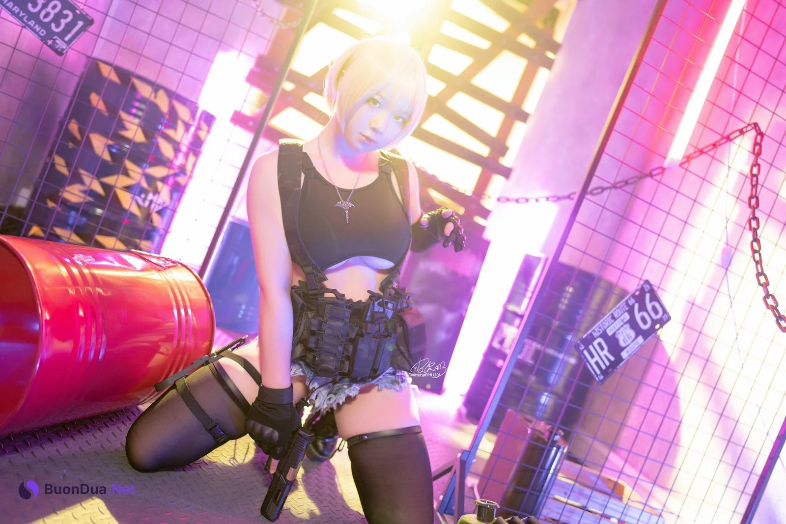 Cosplay 皮皮奶可可爱了啦 战术背心 - Photo 14