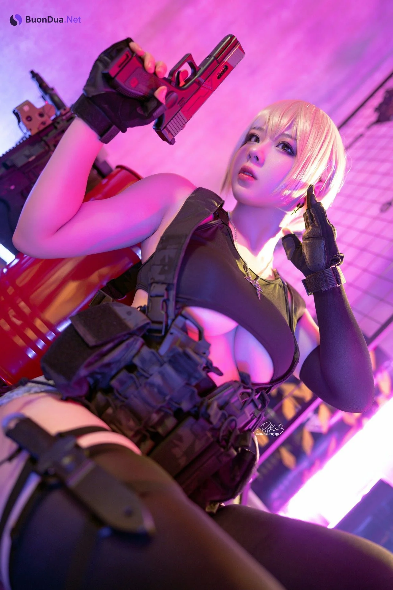 Cosplay 皮皮奶可可爱了啦 战术背心 - Photo 19