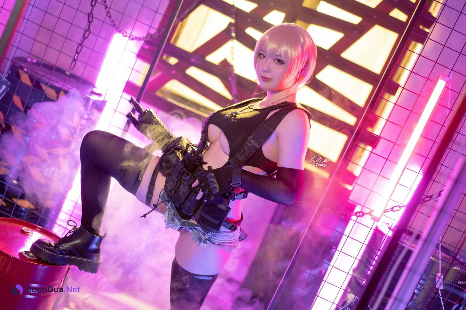 Cosplay 皮皮奶可可爱了啦 战术背心 - Photo 2