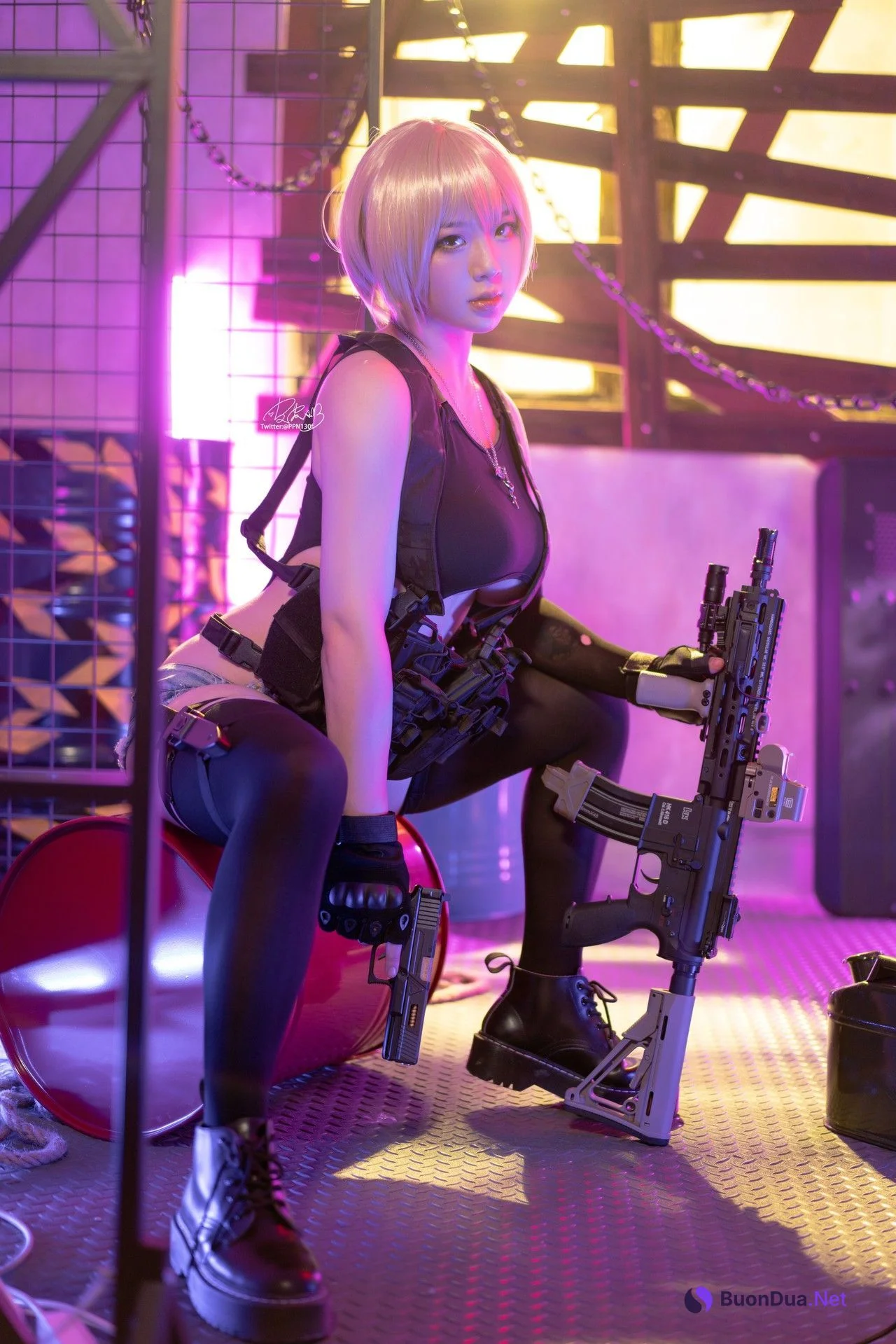 Cosplay 皮皮奶可可爱了啦 战术背心 - Photo 6