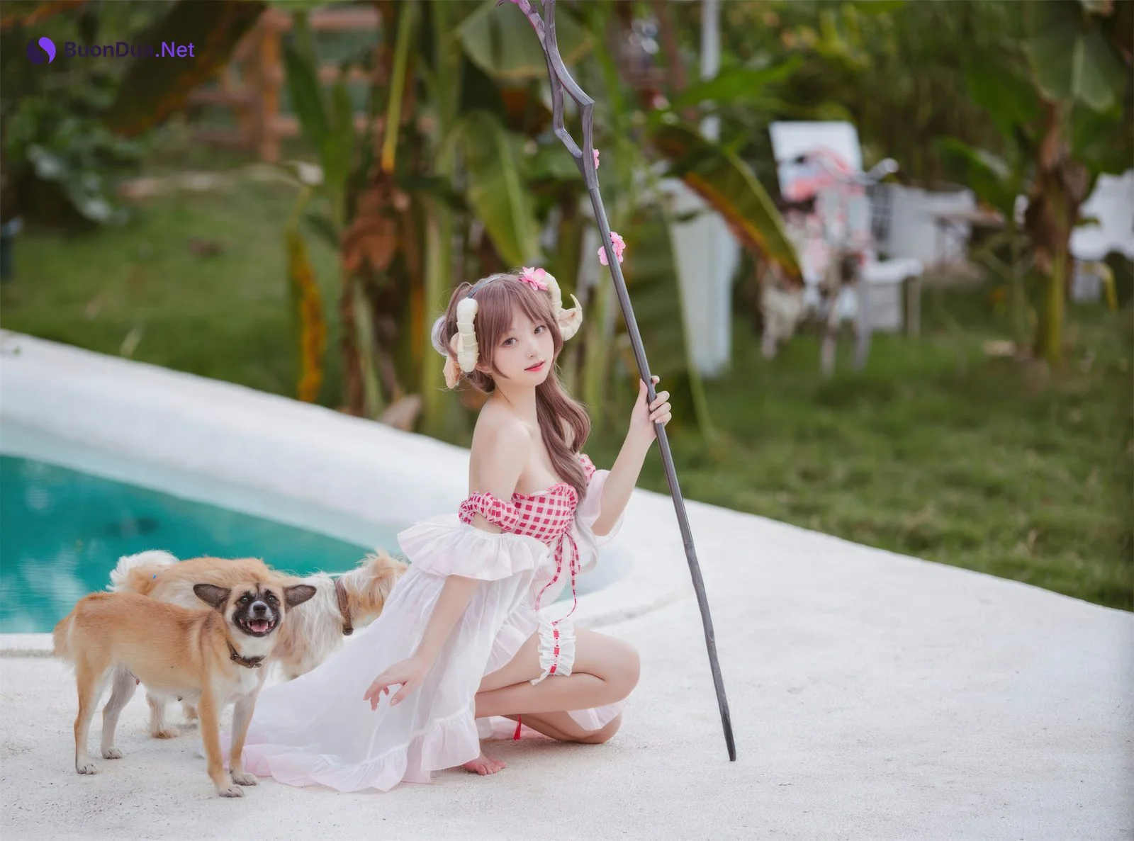 Cosplay 花铃 小羊夏卉 - Photo 5