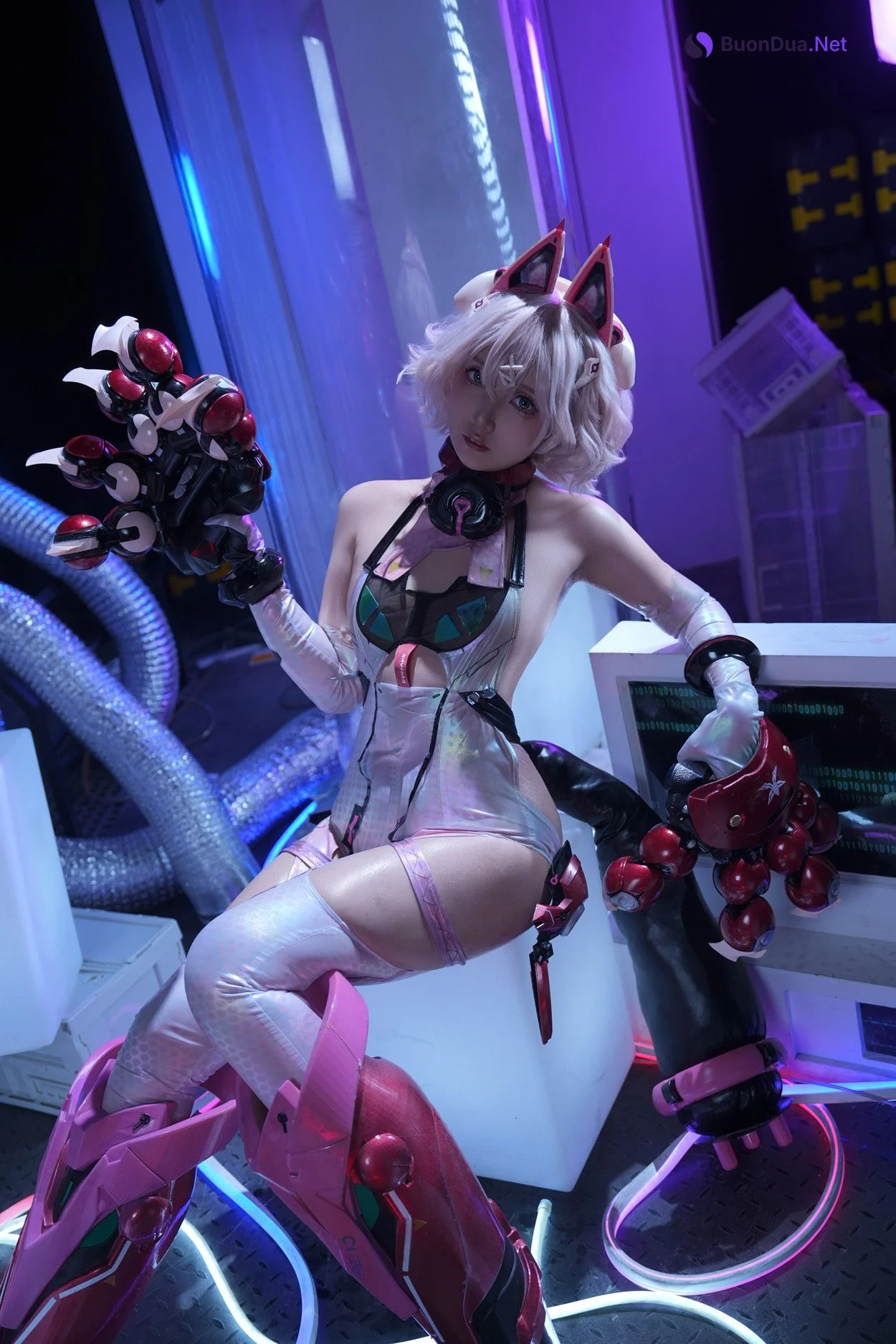 Cosplay 小和甜酒 交错战线绯俐 - Photo 4