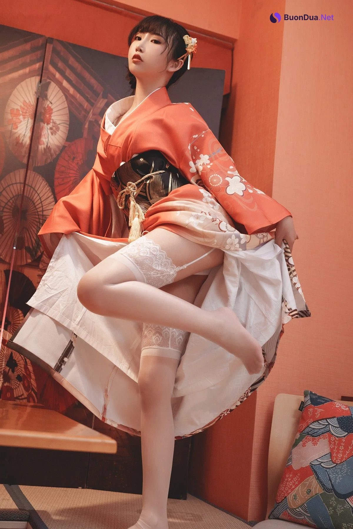 Cosplay 面饼仙儿 饼子和服内景 - Photo 10