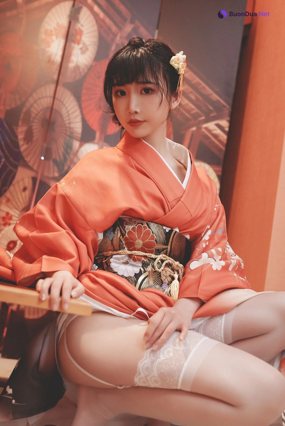 Cosplay 面饼仙儿 饼子和服内景 - Photo 11