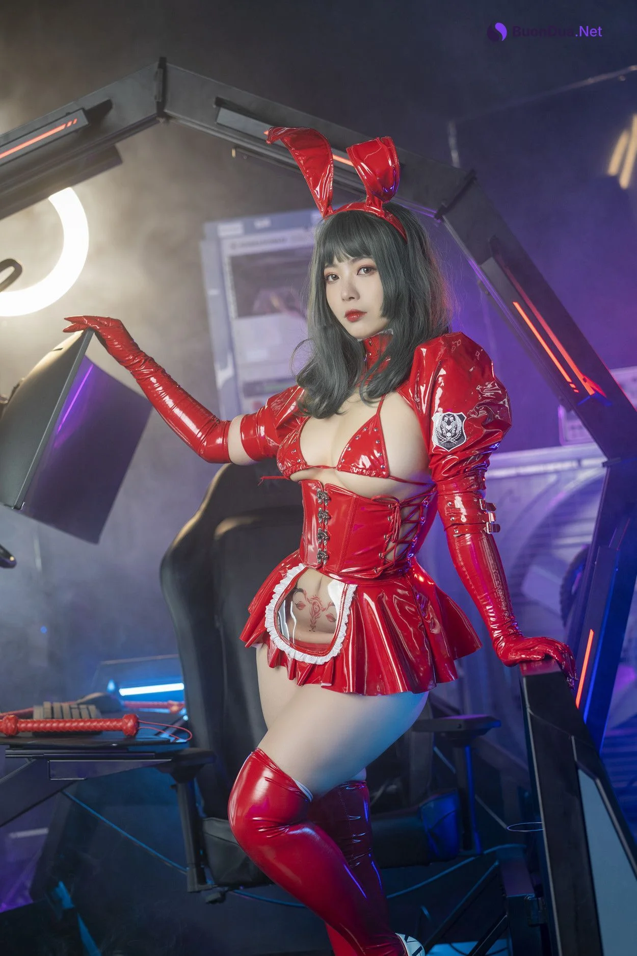 Cosplay 珟_珏Dita 暗黑兔女郎 - Photo 10
