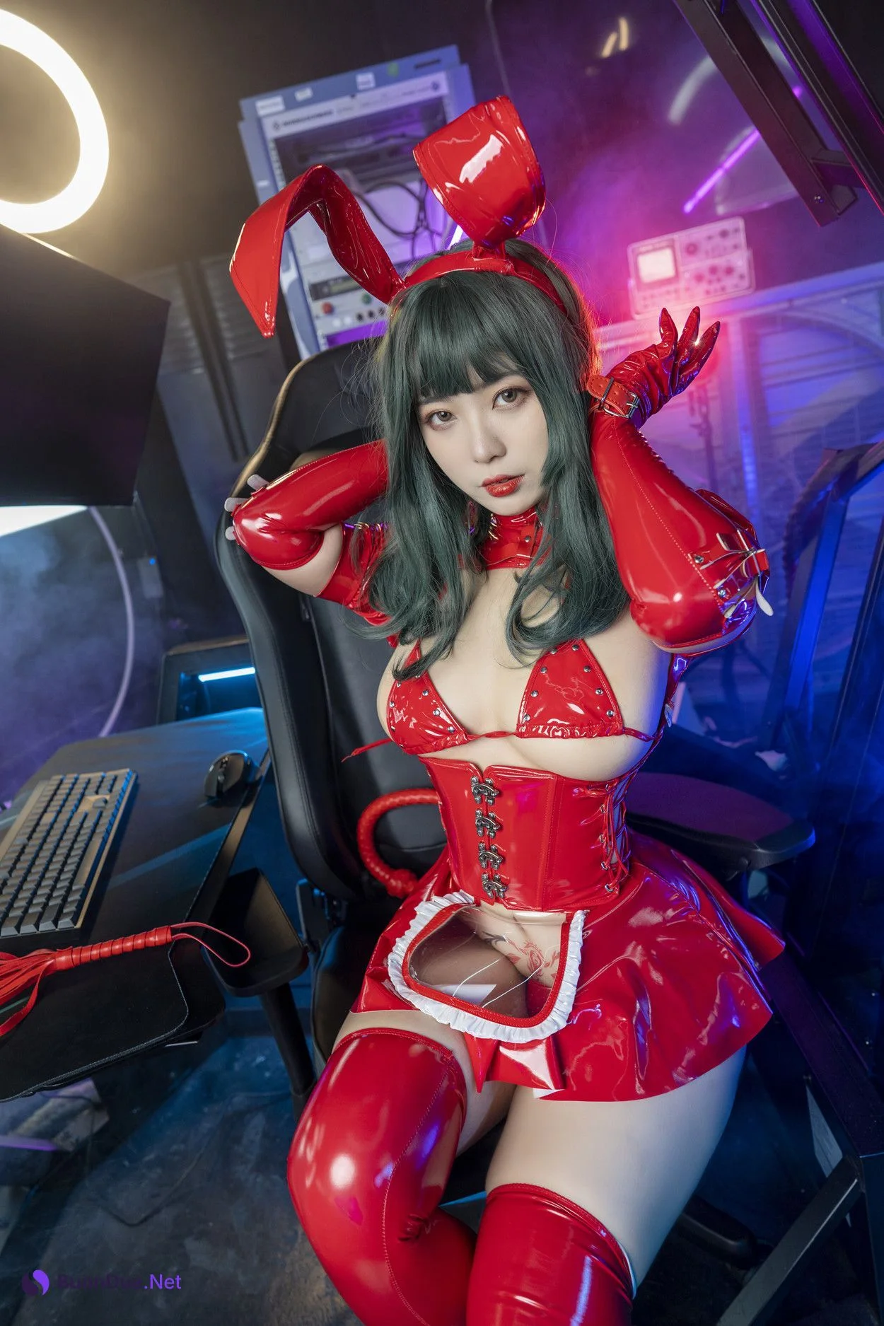 Cosplay 珟_珏Dita 暗黑兔女郎 - Photo 18