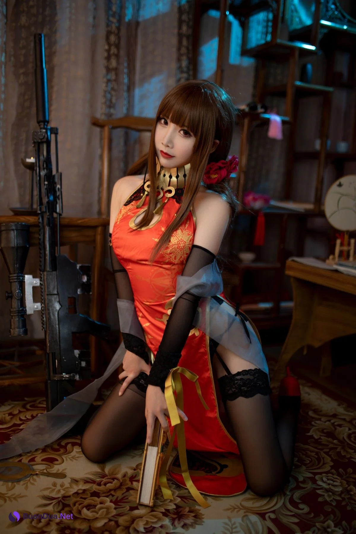 Cosplay 面饼仙儿 DSR50 红牡丹 - Photo 18