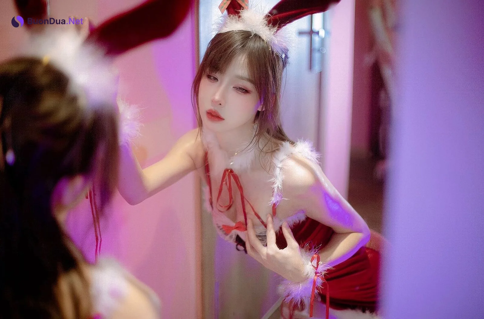 Cosplay 余多多Dudu 圣诞特辑 - Photo 12