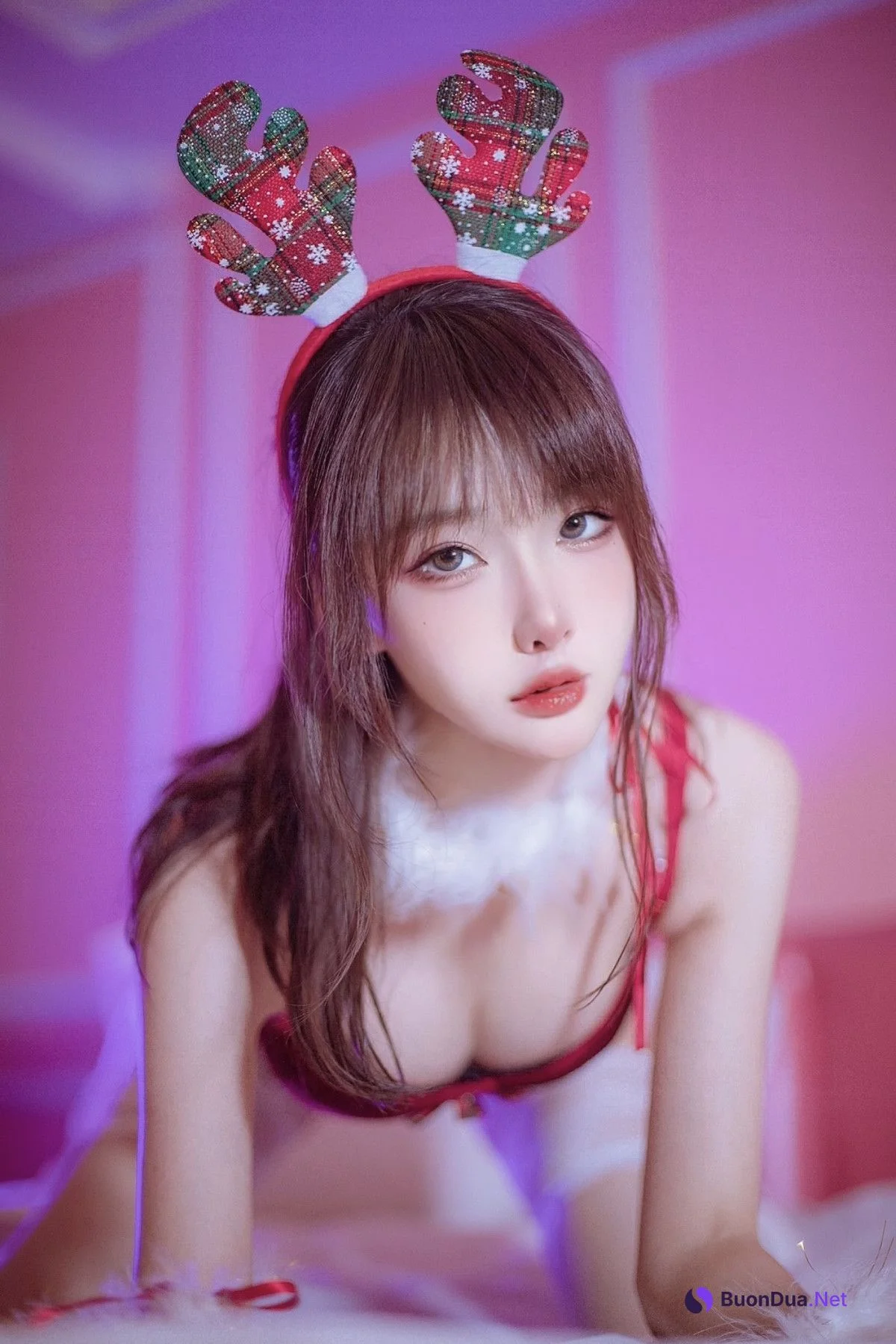 Cosplay 余多多Dudu 圣诞特辑 - Photo 20