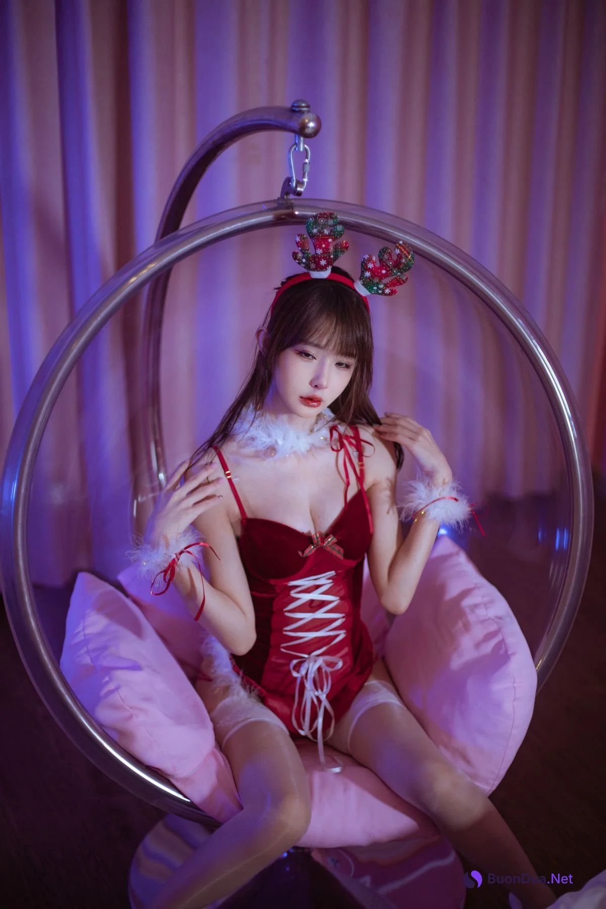 Cosplay 余多多Dudu 圣诞特辑 - Photo 8