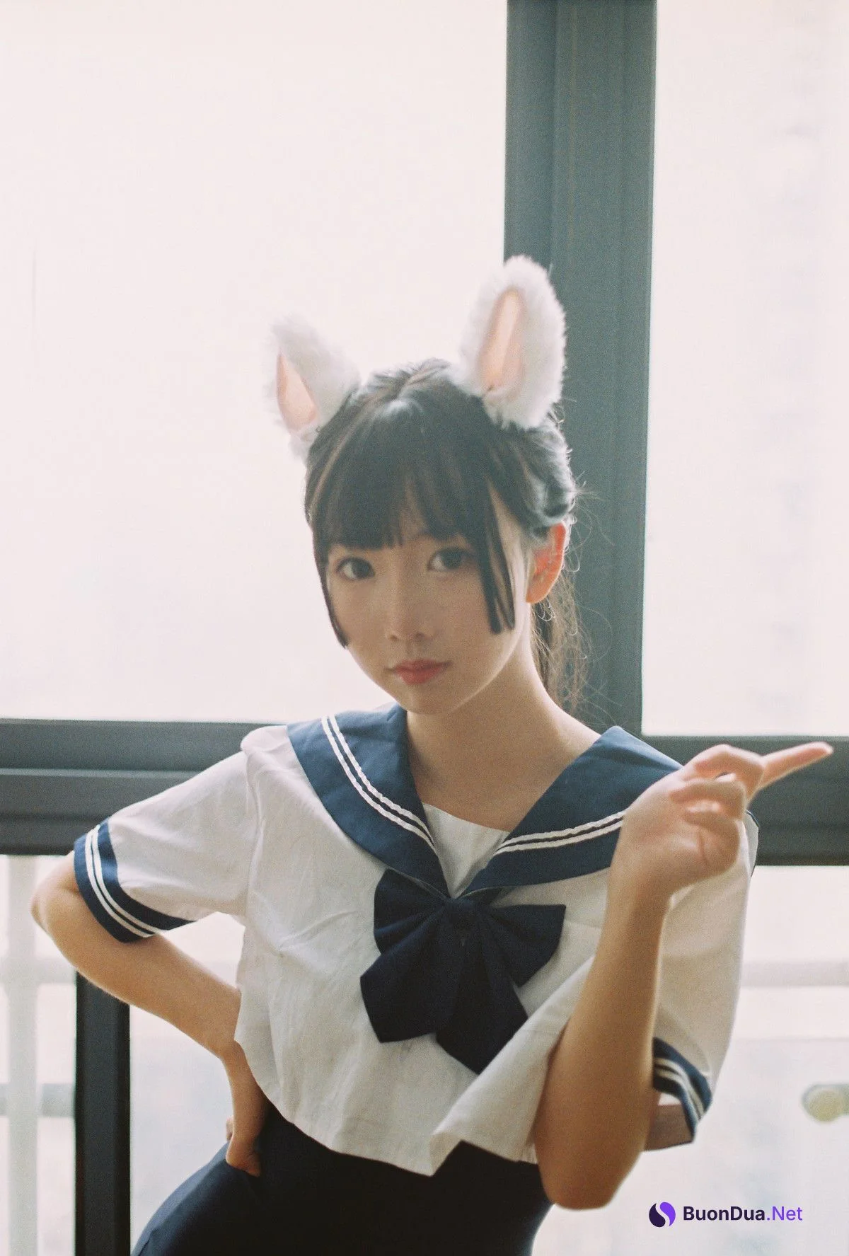 Cosplay 面饼仙儿 水手服 死库水 - Photo 12