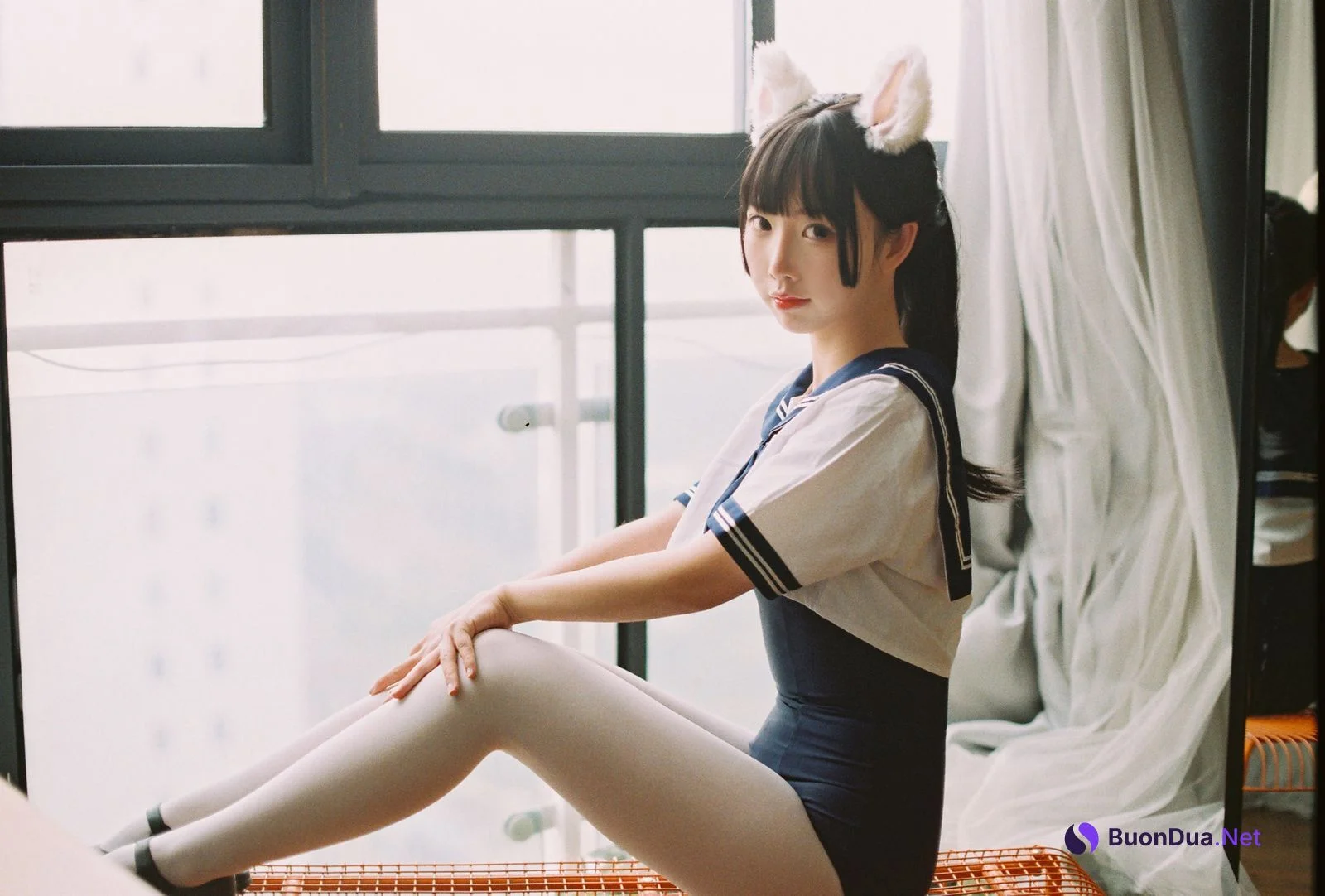 Cosplay 面饼仙儿 水手服 死库水 - Photo 15
