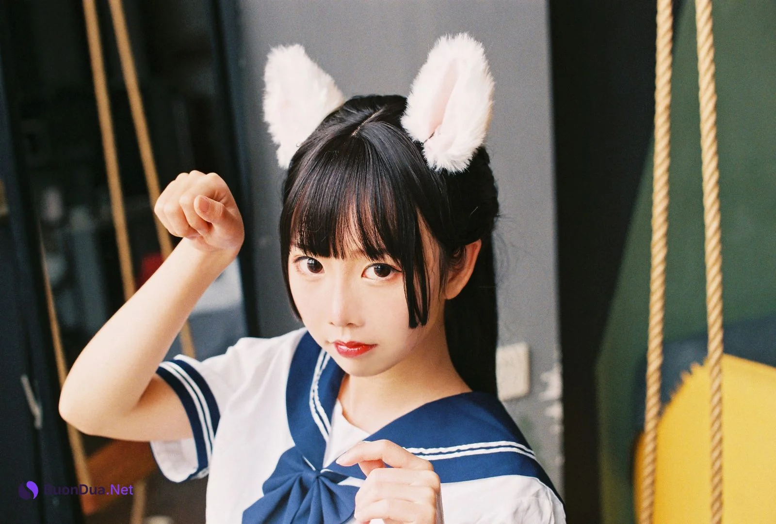 Cosplay 面饼仙儿 水手服 死库水 - Photo 17