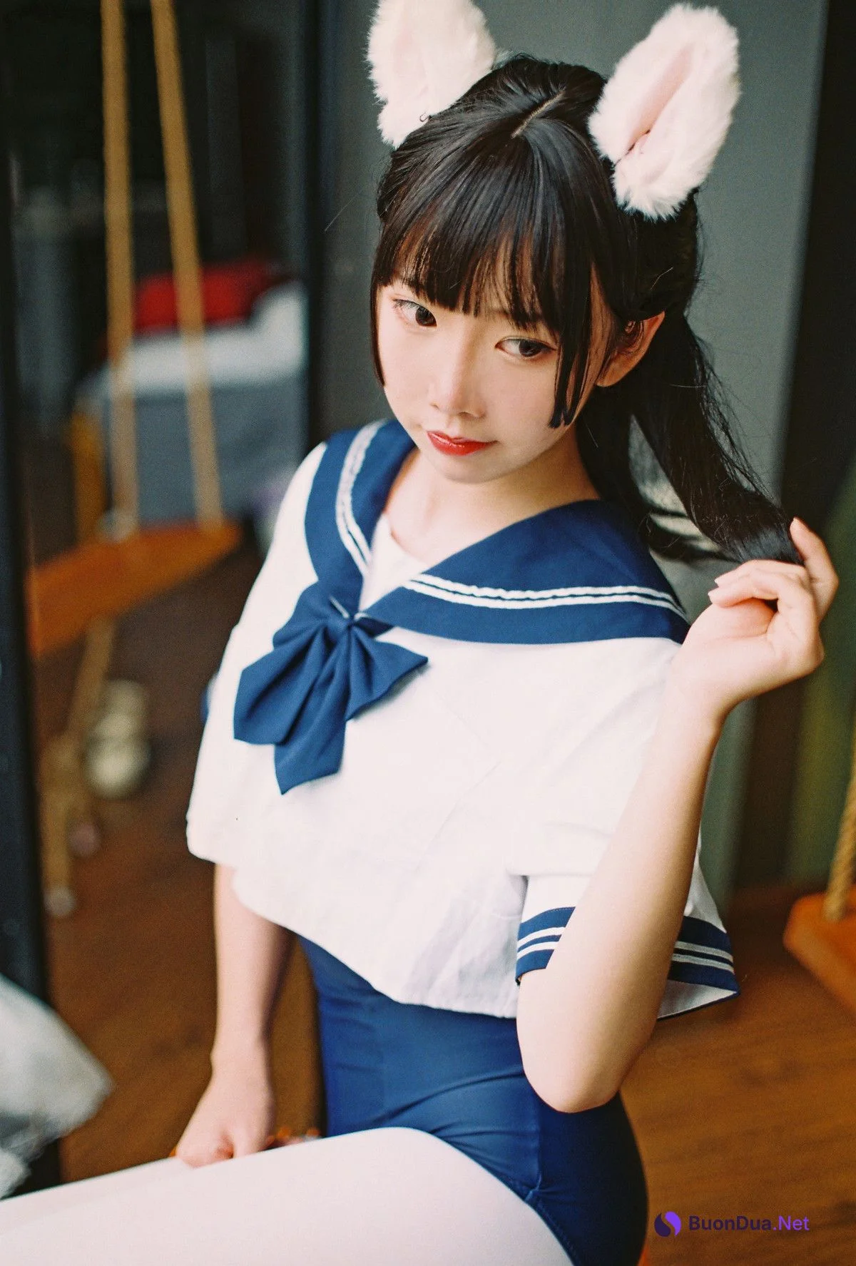Cosplay 面饼仙儿 水手服 死库水 - Photo 18