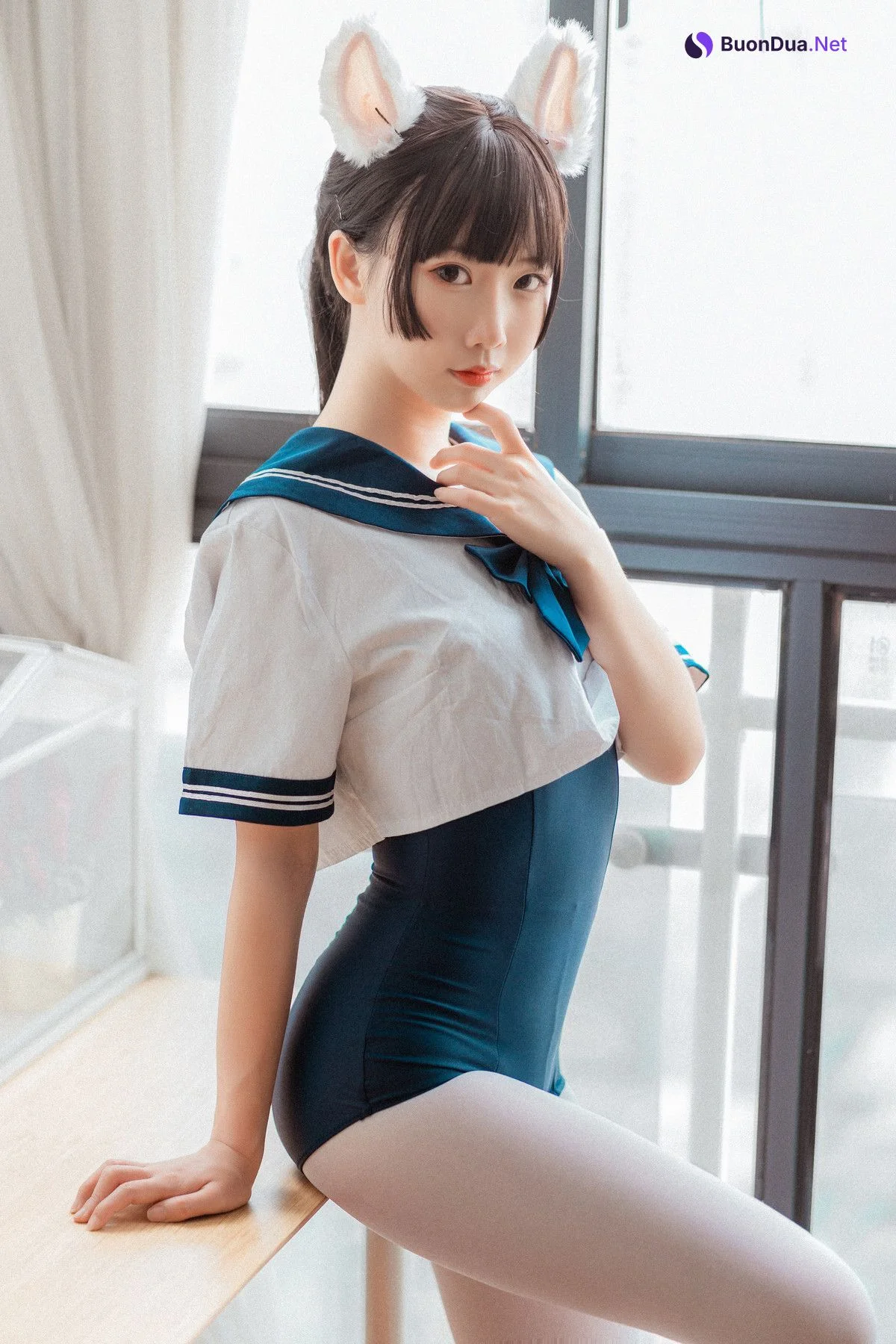 Cosplay 面饼仙儿 水手服 死库水 - Photo 5