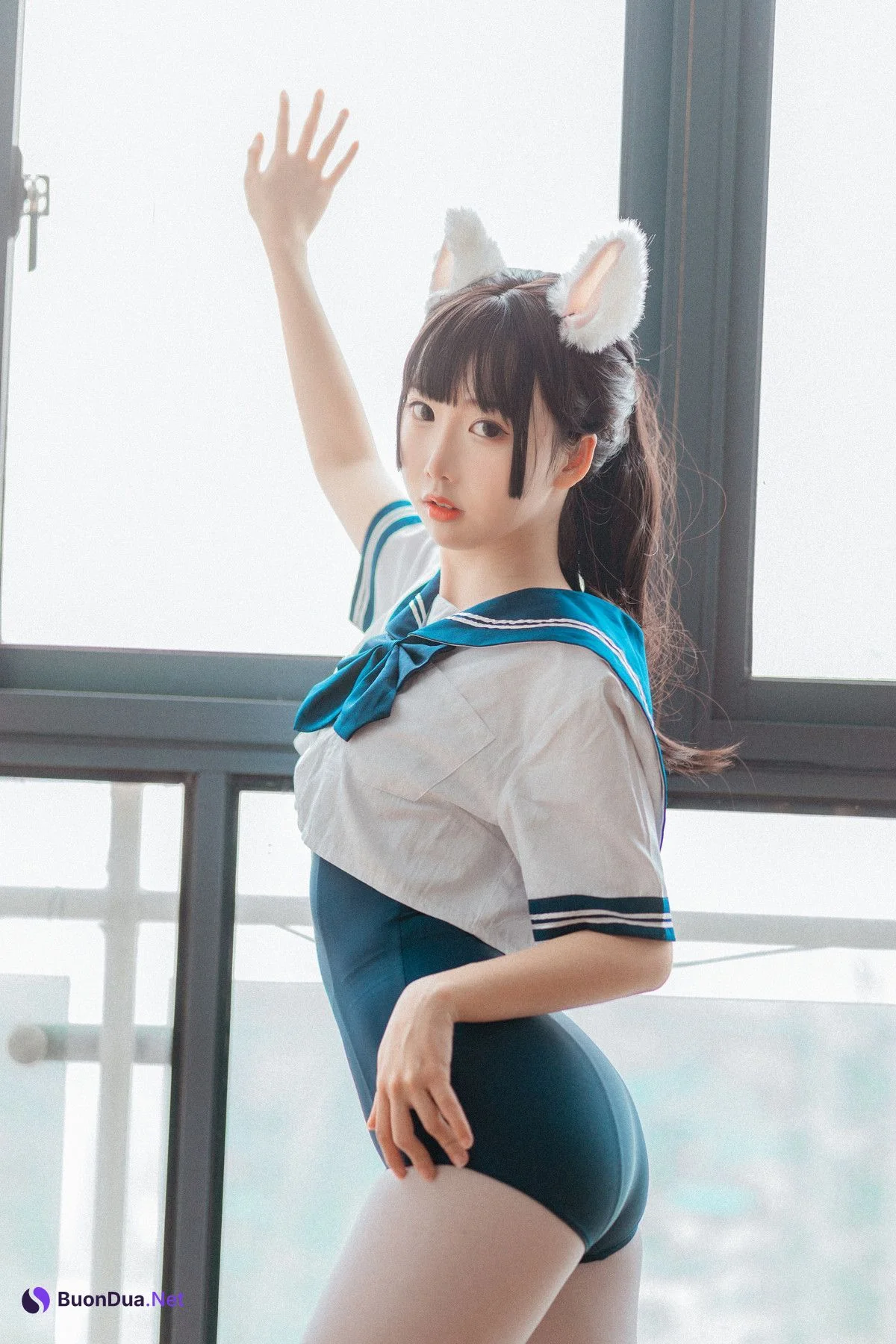 Cosplay 面饼仙儿 水手服 死库水 - Photo 7