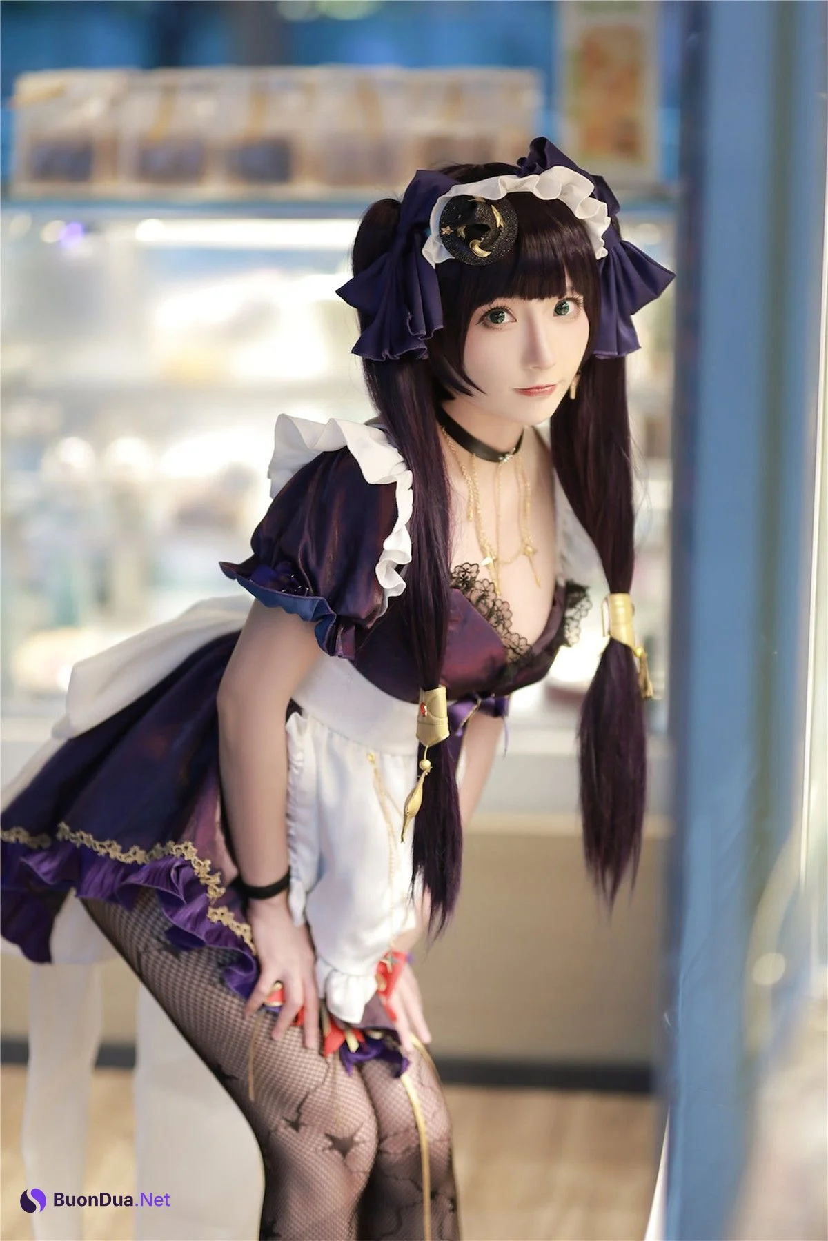 Cosplay 是三不是世 原神莫娜女仆 - Photo 10