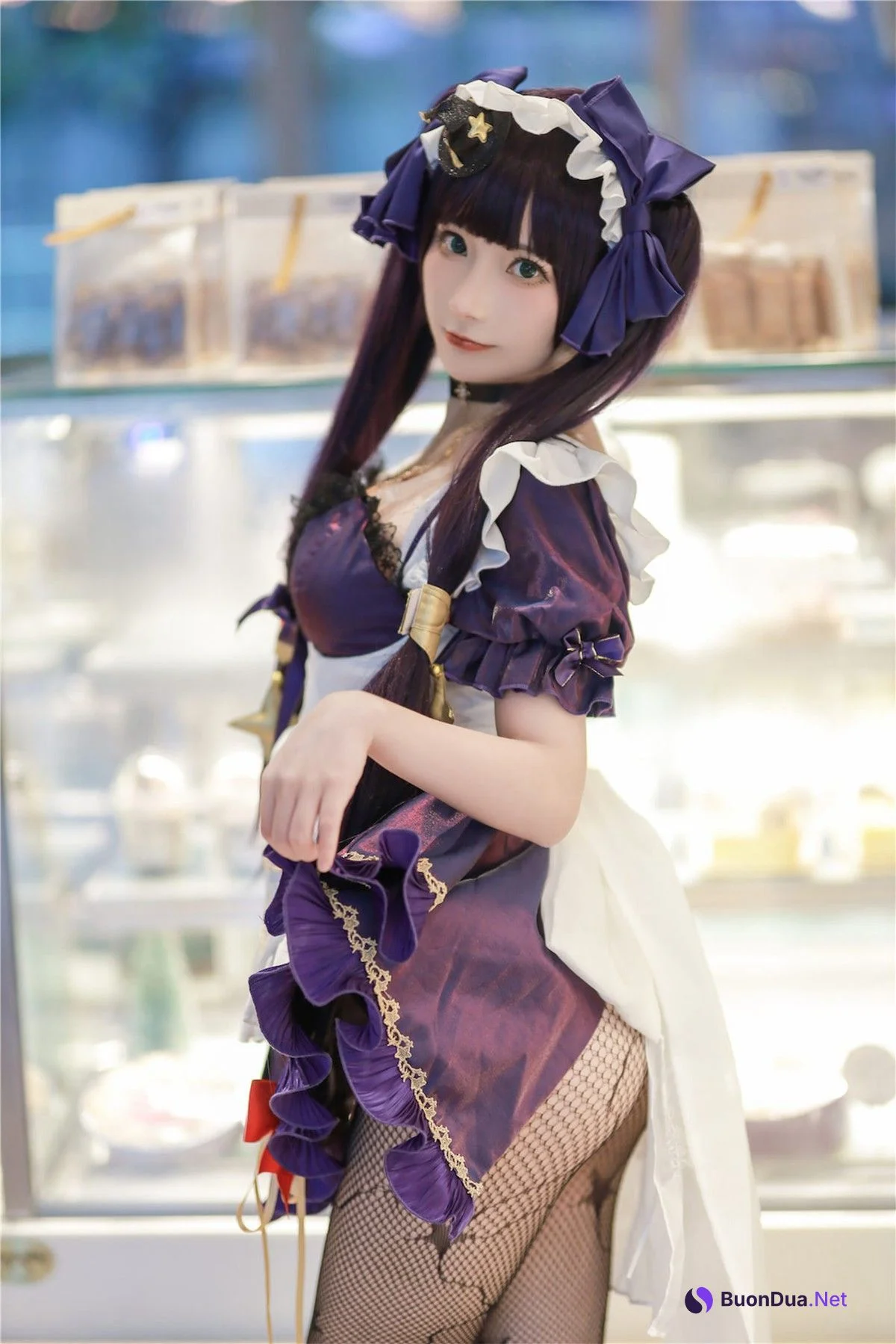 Cosplay 是三不是世 原神莫娜女仆 - Photo 11