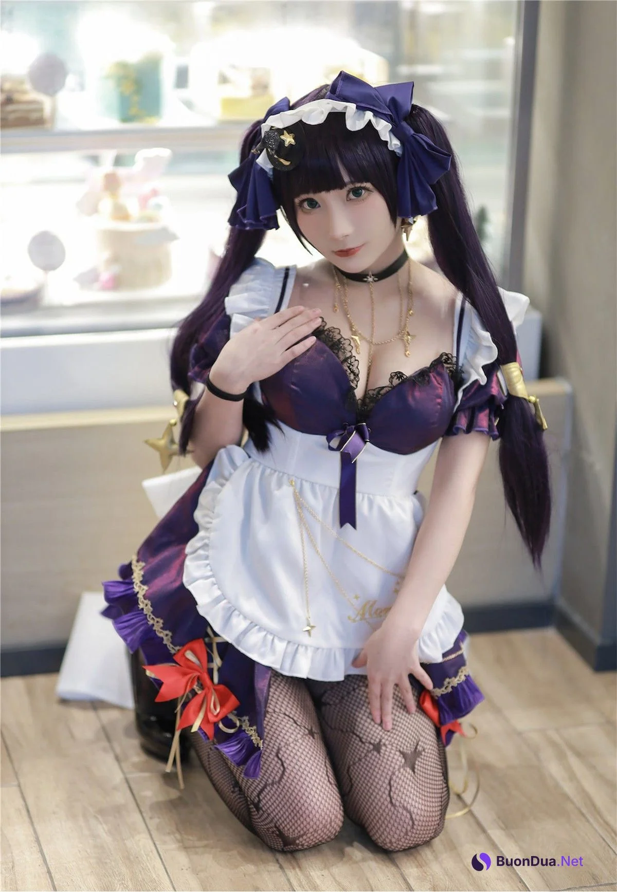 Cosplay 是三不是世 原神莫娜女仆 - Photo 12