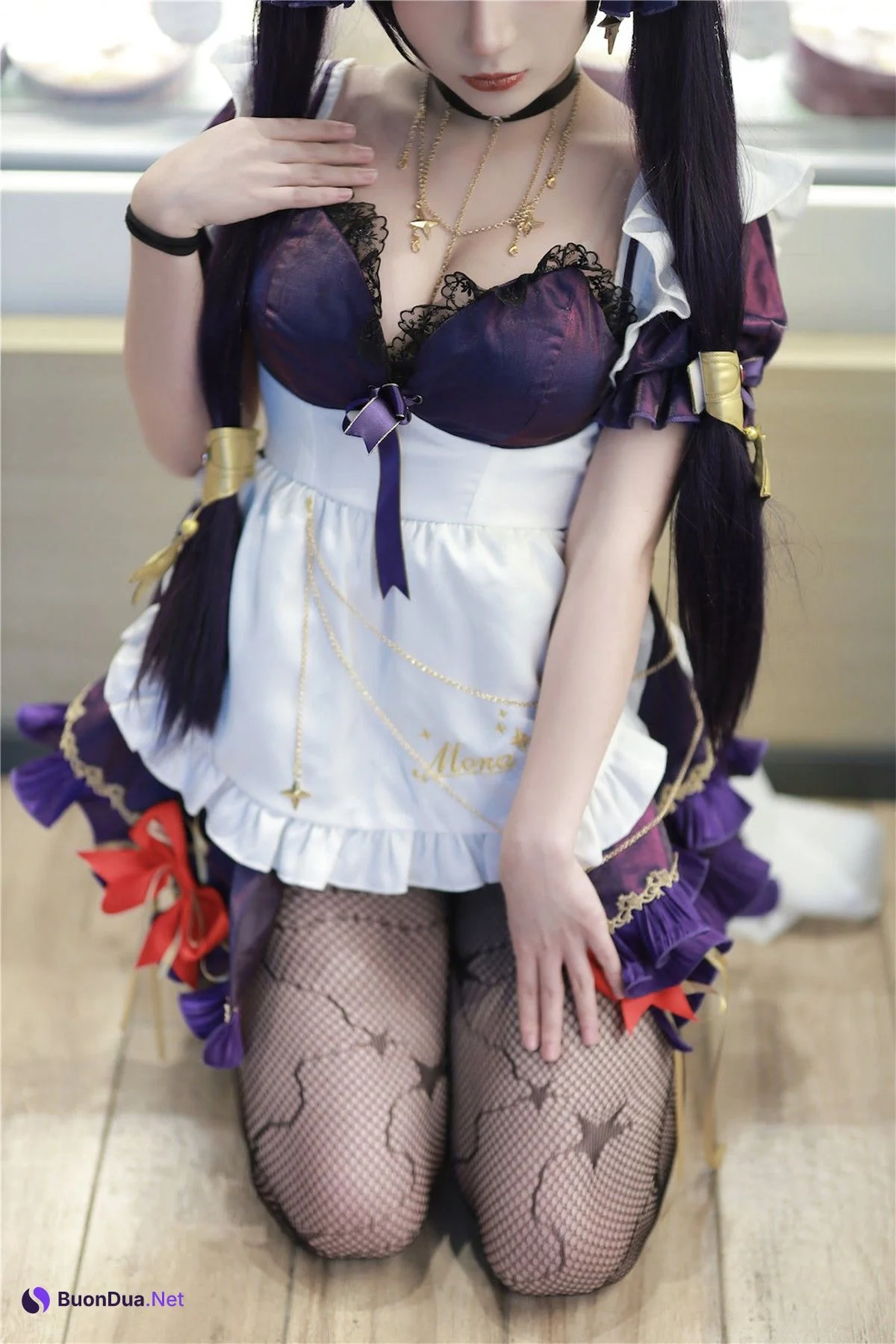 Cosplay 是三不是世 原神莫娜女仆 - Photo 13