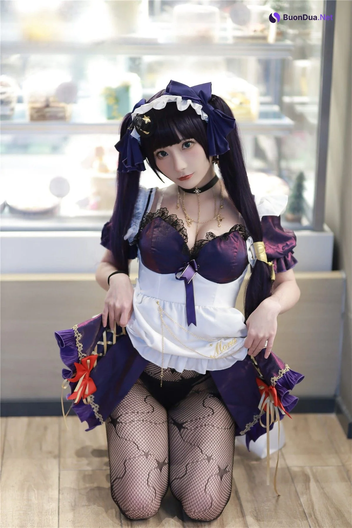 Cosplay 是三不是世 原神莫娜女仆 - Photo 14