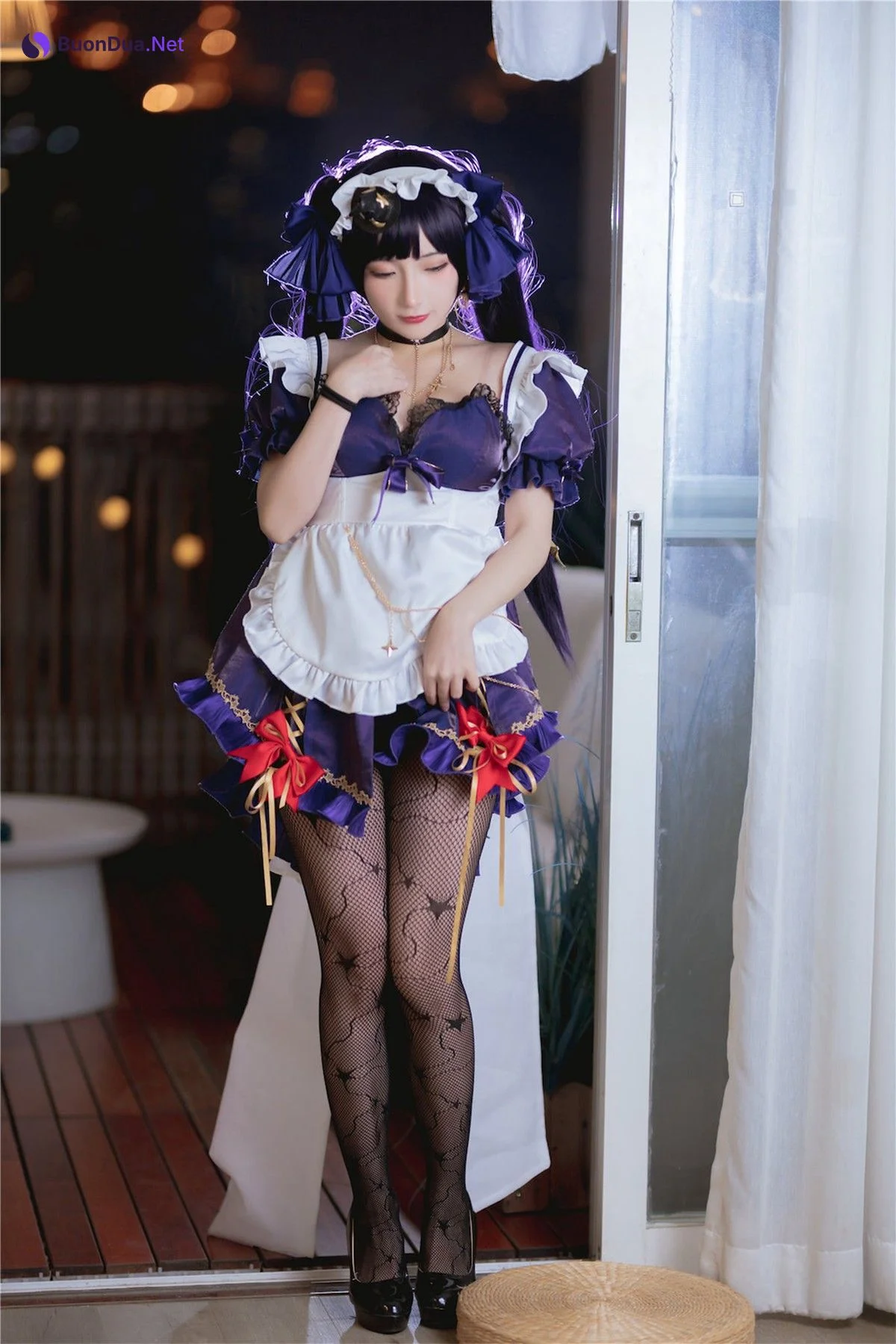 Cosplay 是三不是世 原神莫娜女仆 - Photo 16