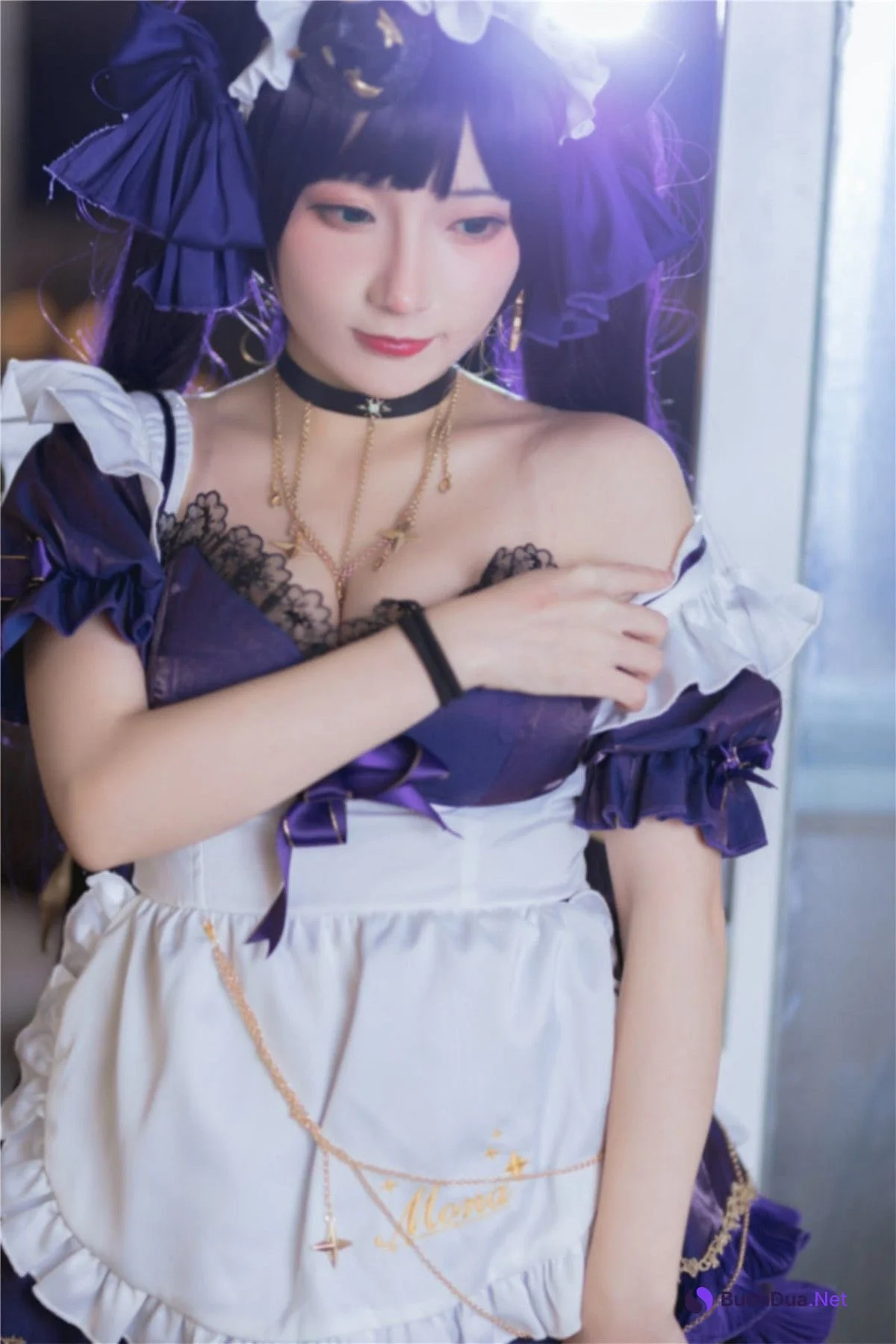 Cosplay 是三不是世 原神莫娜女仆 - Photo 17